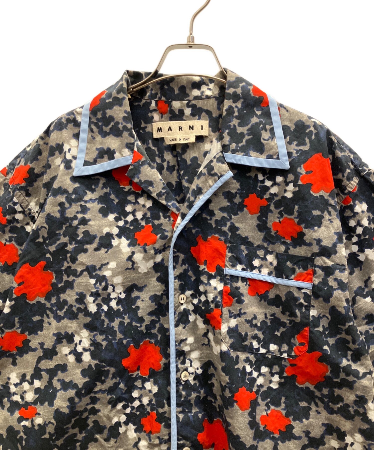 MARNI マルニ カジュアルシャツ S その他（柄物・カラフル） 【古着】【中古】【送料無料】 MARNI - MARNI マルニ カジュアルシャツ S 黄 【古着】【中古】【送料