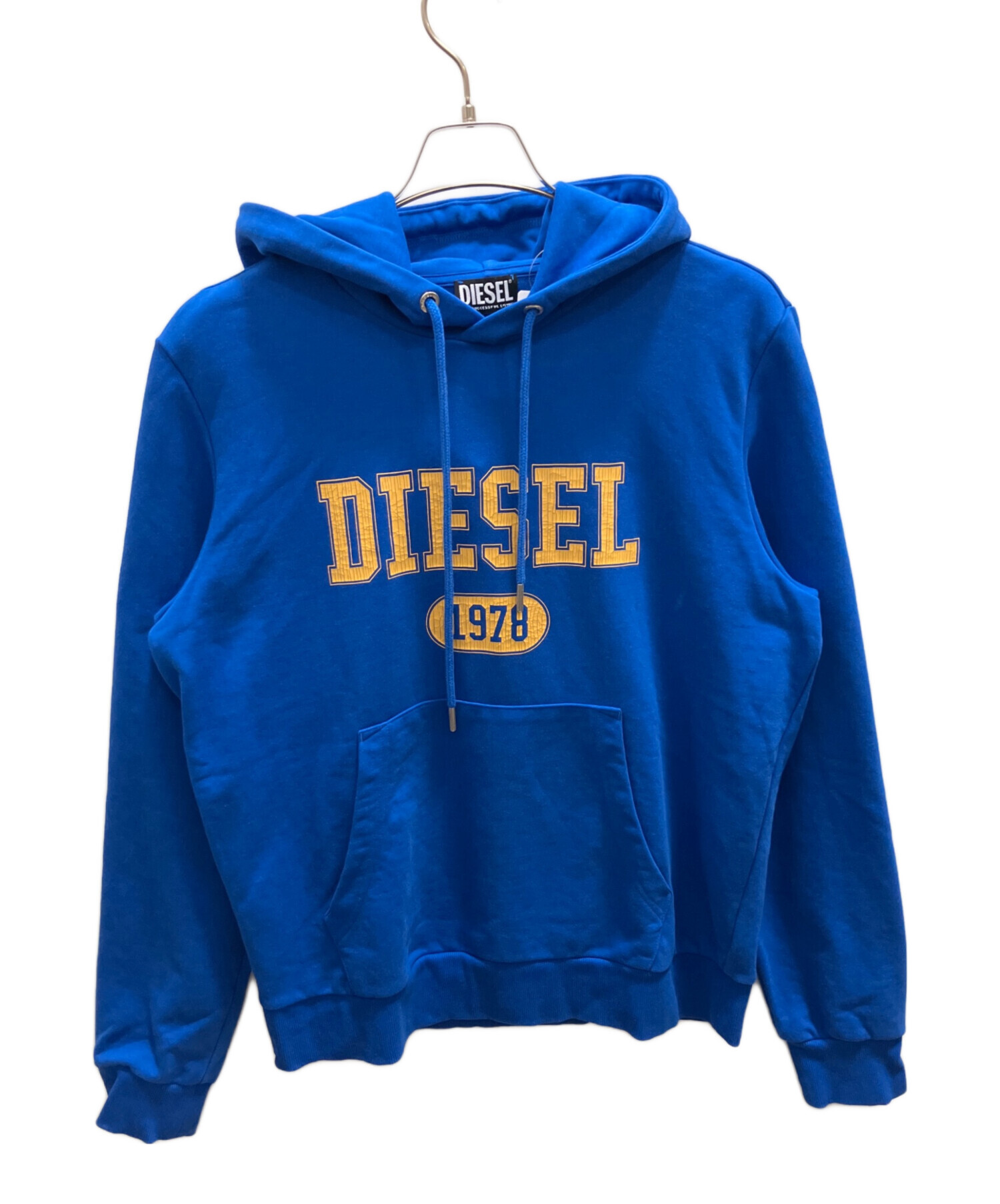 中古・古着通販】DIESEL (ディーゼル) プルオーバーパーカー ブルー 
