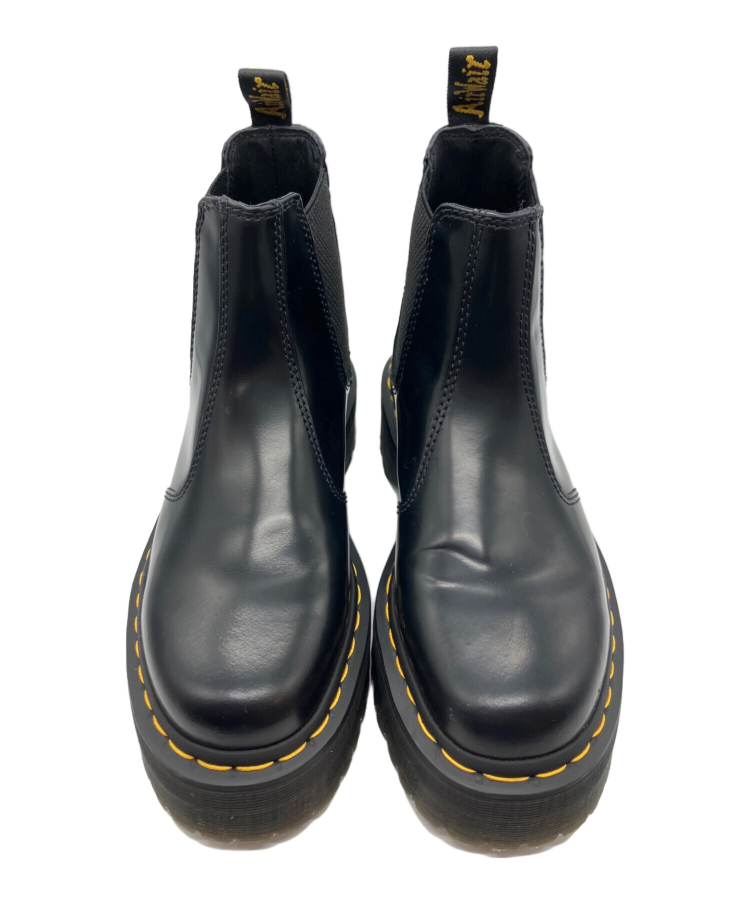 【2回使用のみ】Dr.Martens チェルシーブーツブラック 24CM 中古・古着通販】Dr.Martens (ドクターマーチン) チェルシーブーツ