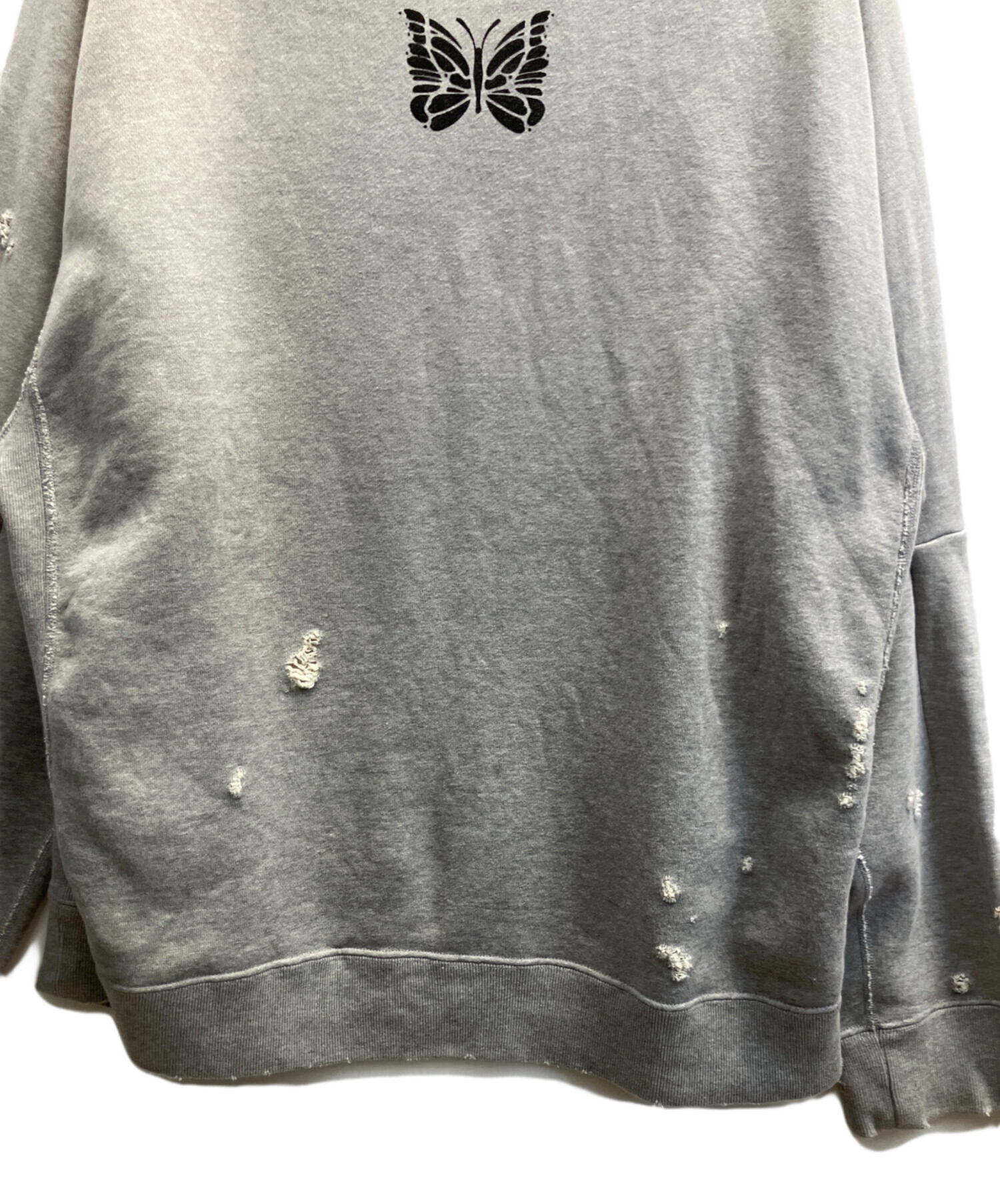 中古・古着通販】Needles (ニードルズ) DECONSTRUCTED SWEAT SHIRT