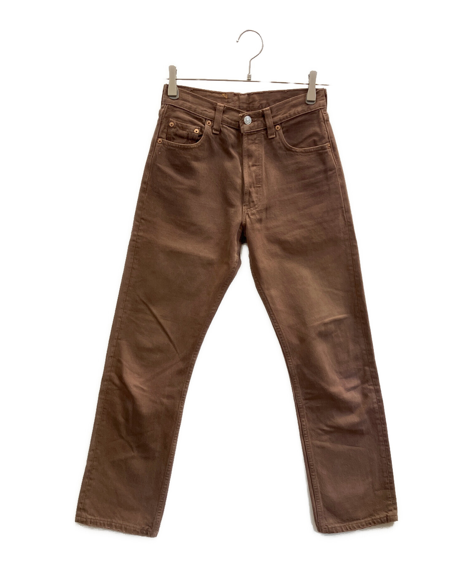 earlskateboards ブラウン　デニム 中古・古着通販】LEVI'S (リーバイス) カラーデニム ブラウン サイズ