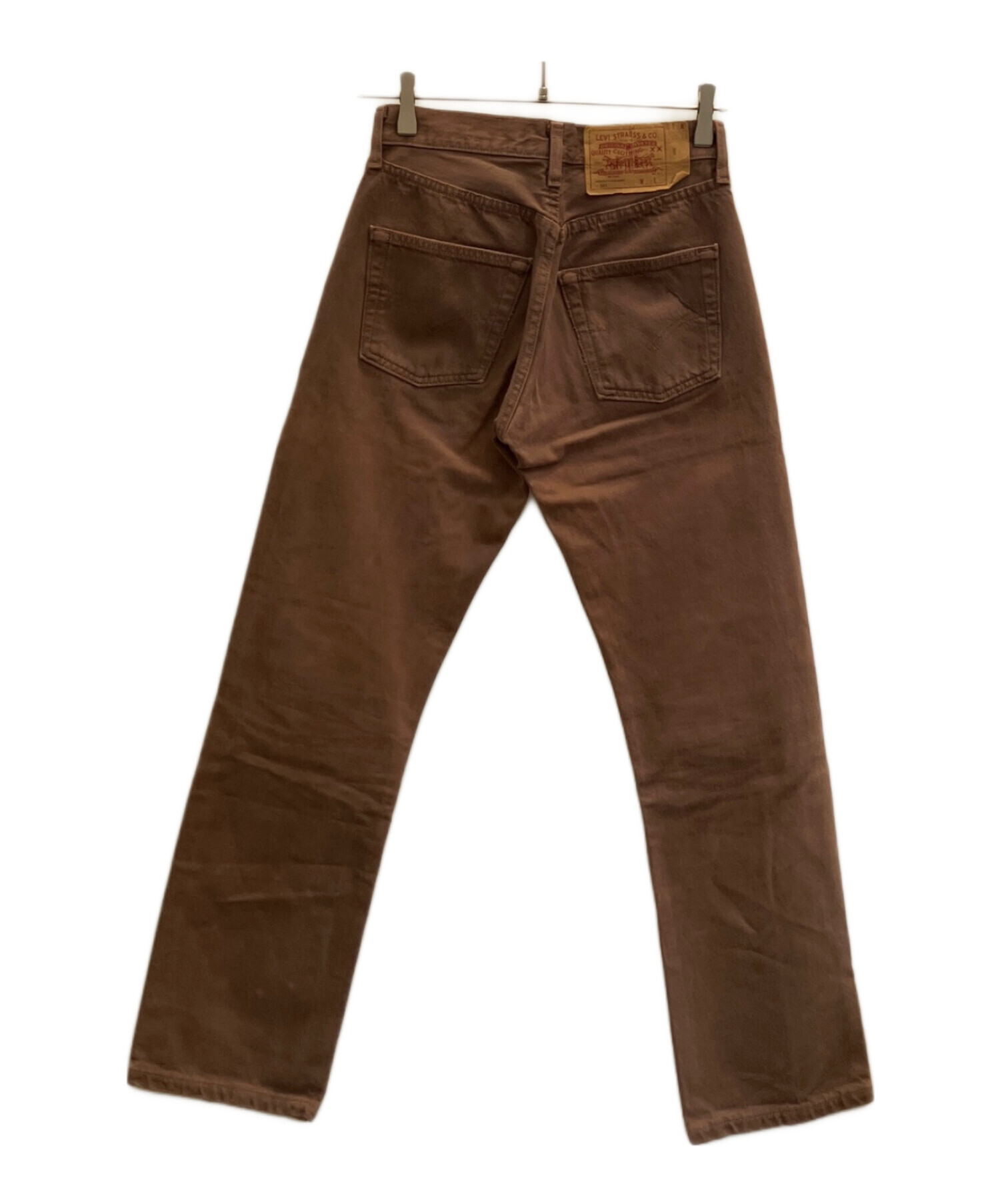 美品　リーバイス　LVC レーヨン　L ヴィンテージ　ブラウン　オープンカラー 中古・古着通販】LEVI'S (リーバイス) カラーデニム ブラウン サイズ