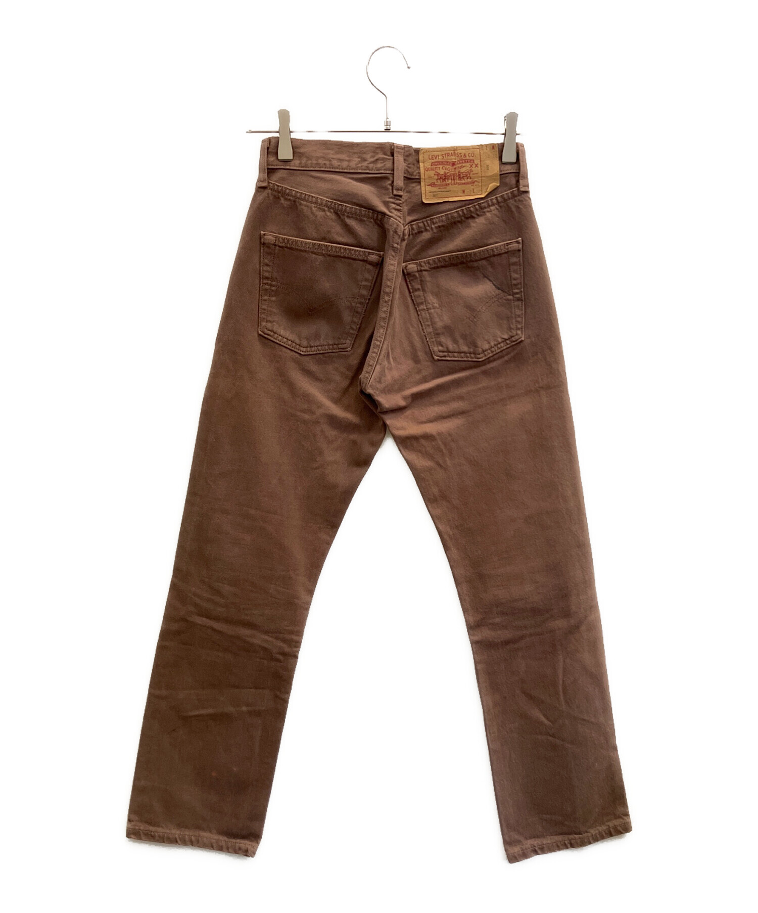 中古・古着通販】LEVI'S (リーバイス) カラーデニム ブラウン サイズ