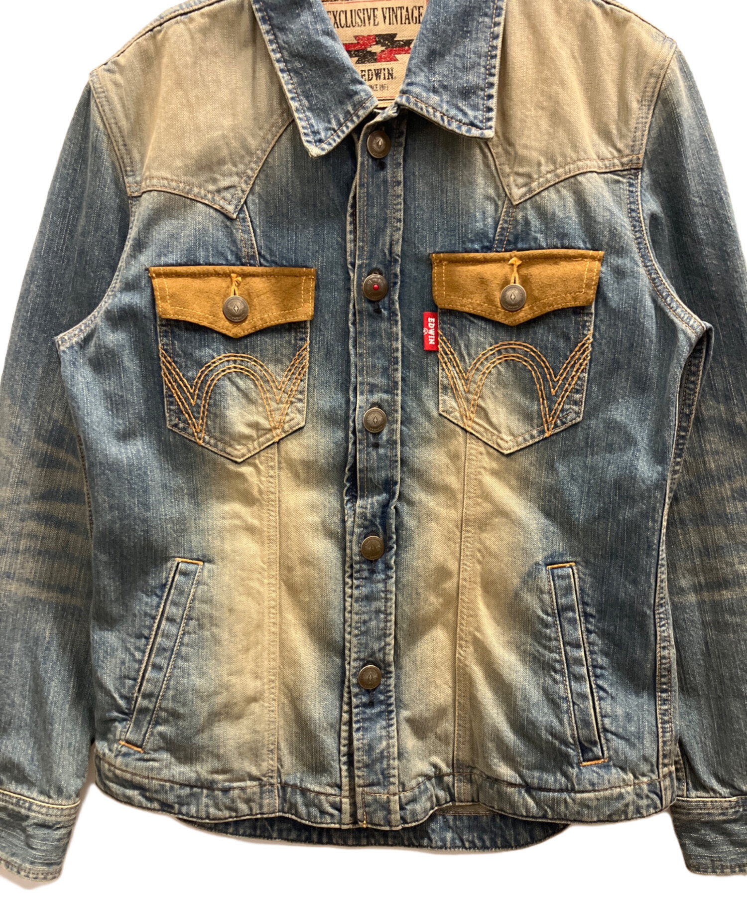 中古・古着通販】EDWIN (エドウィン) ウエスタンデニムジャケット 