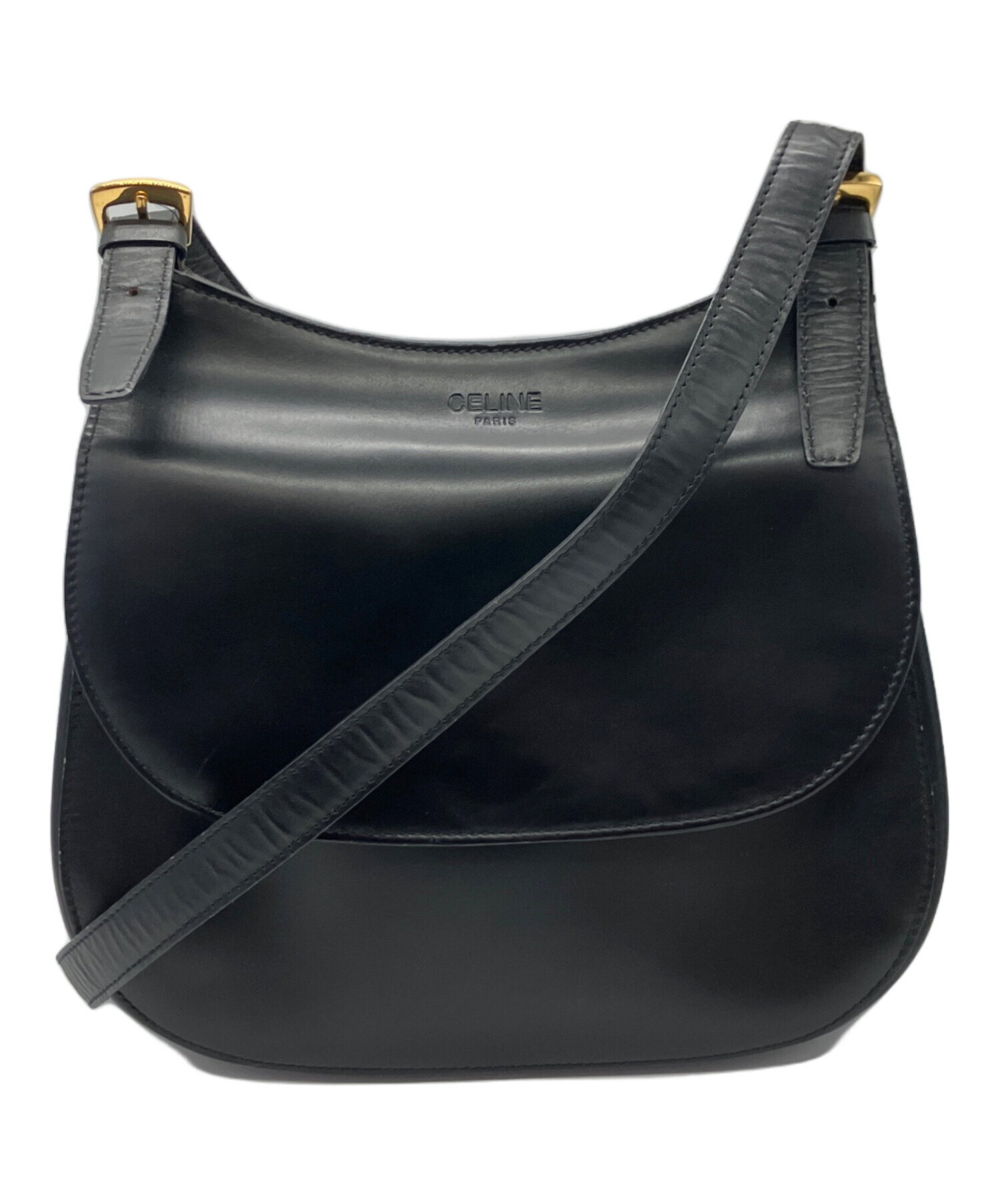 中古・古着通販】CELINE (セリーヌ) ショルダーバッグ ブラック
