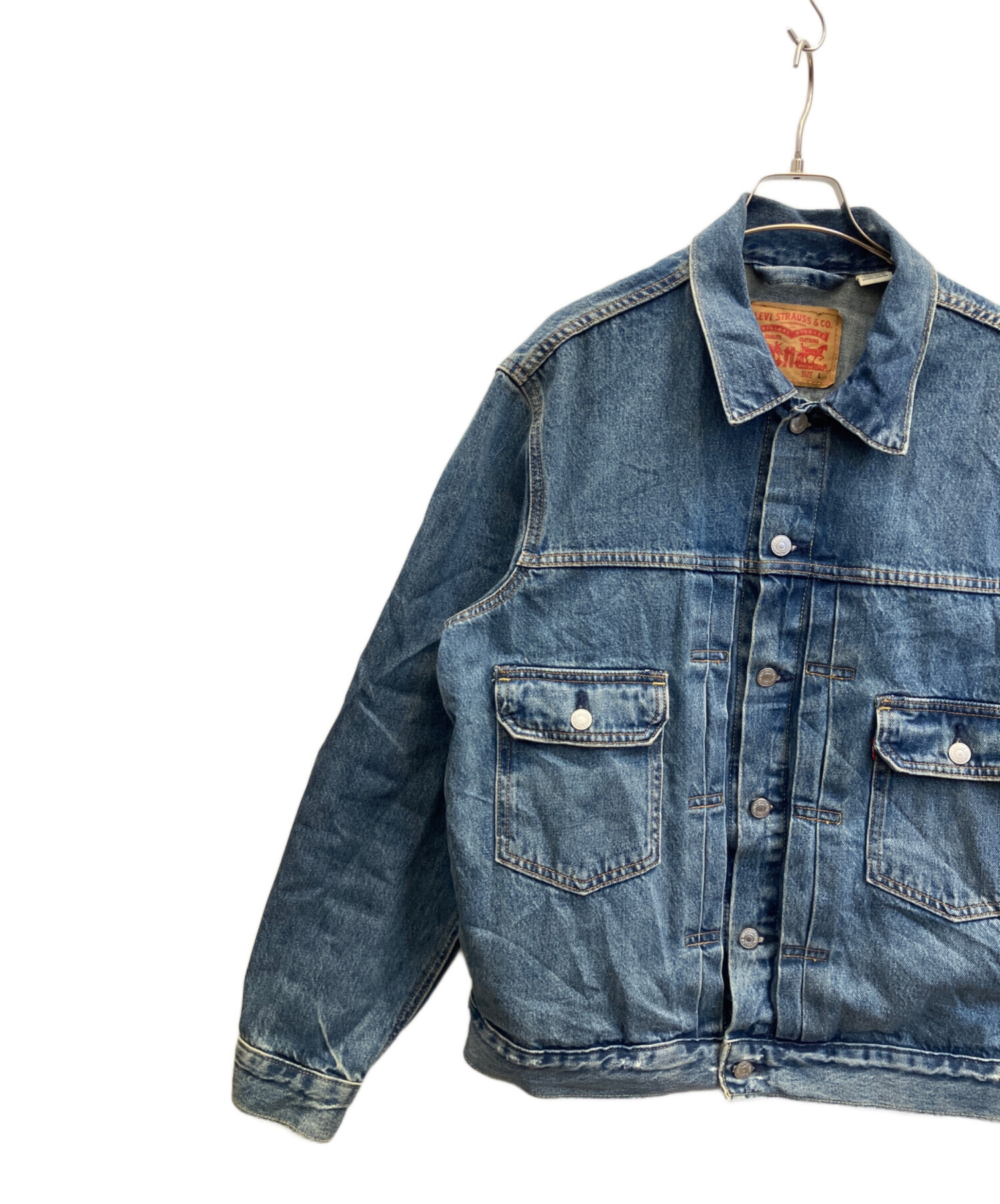 中古・古着通販】LEVI'S (リーバイス) デニムジャケット 4852