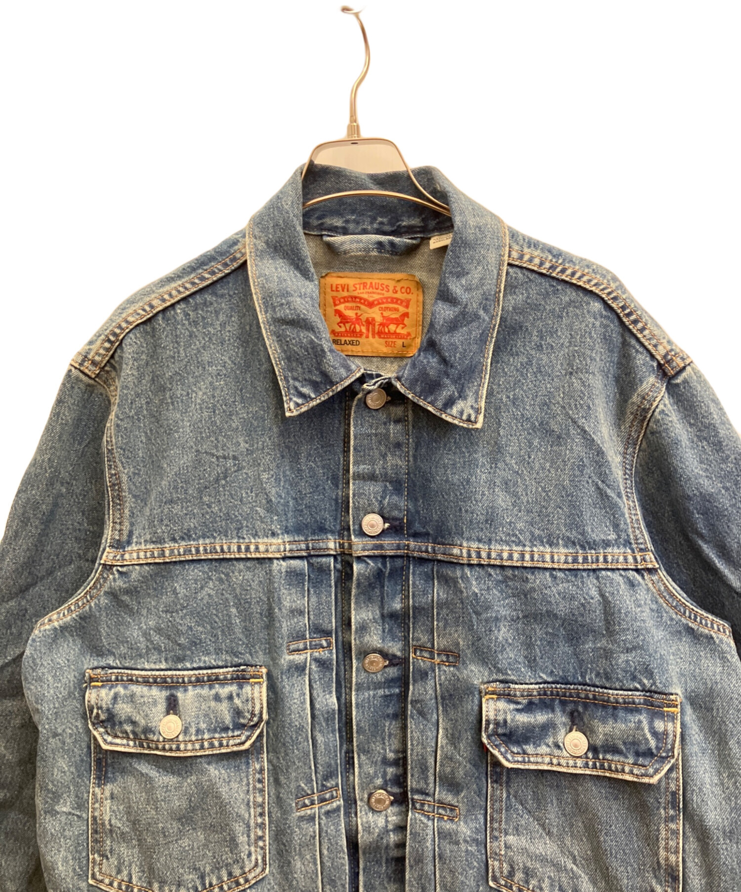 中古・古着通販】LEVI'S (リーバイス) デニムジャケット 4852
