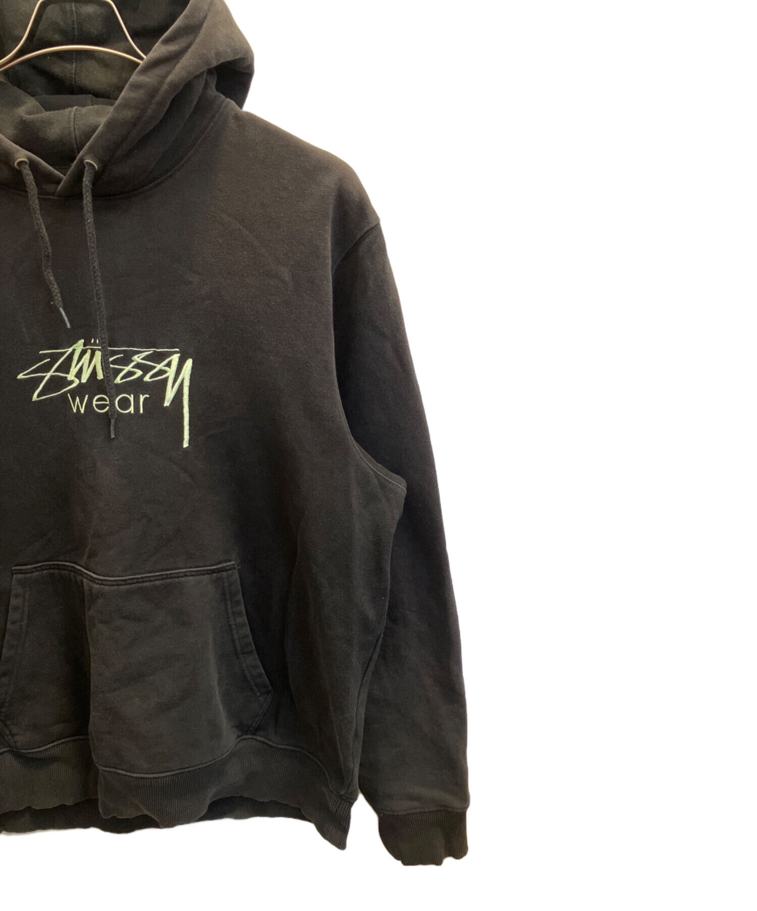 中古・古着通販】stussy (ステューシー) パーカー ブラック サイズ:XL