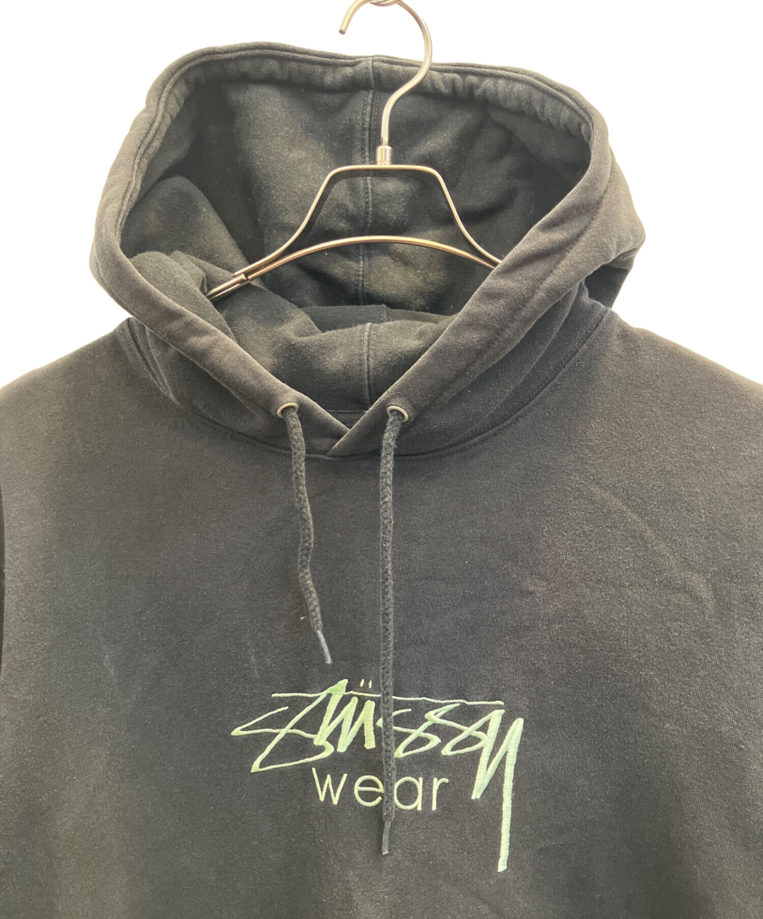 中古・古着通販】stussy (ステューシー) パーカー ブラック サイズ:XL