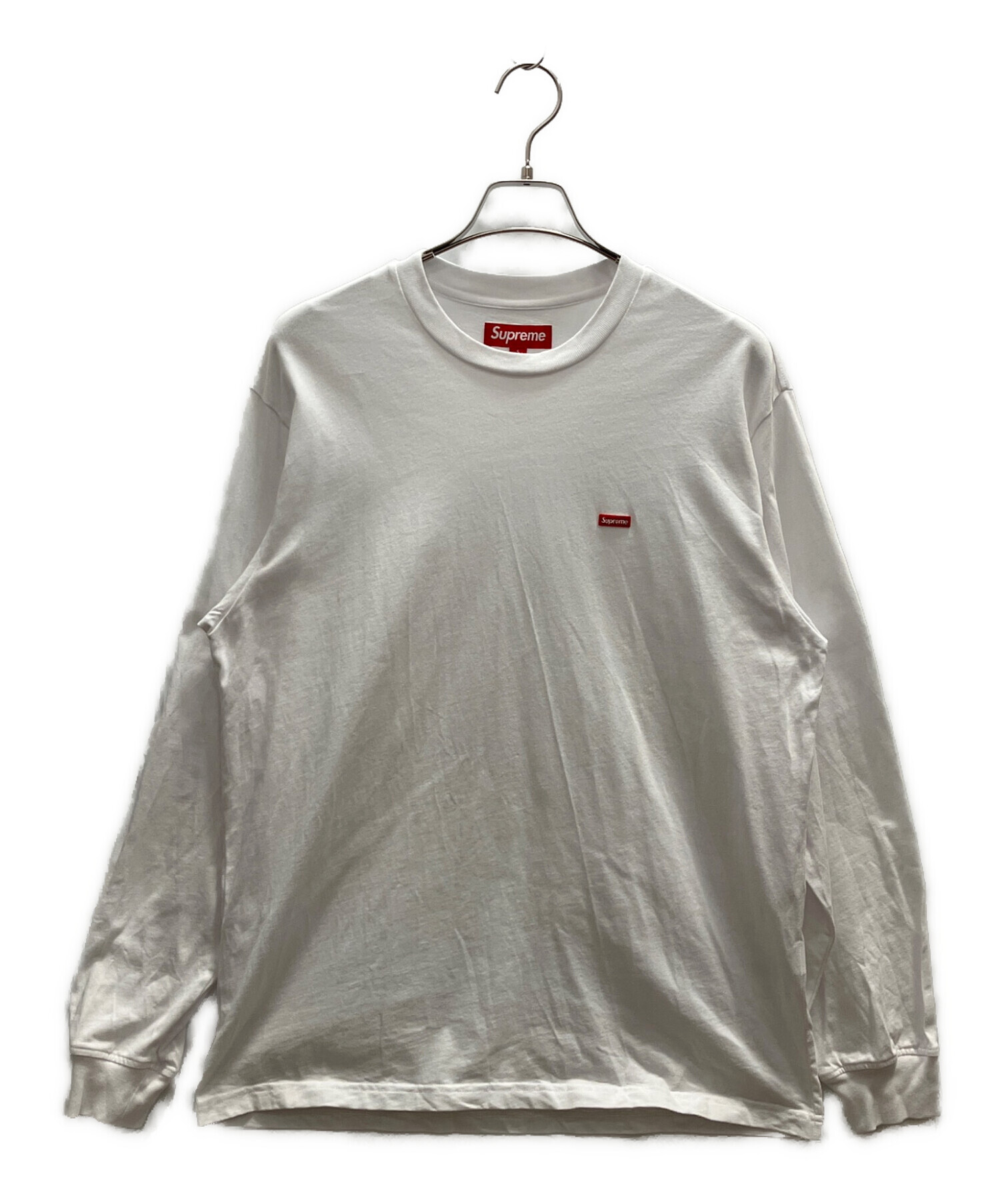 中古・古着通販】SUPREME (シュプリーム) Small Box Tee L/S ホワイト 