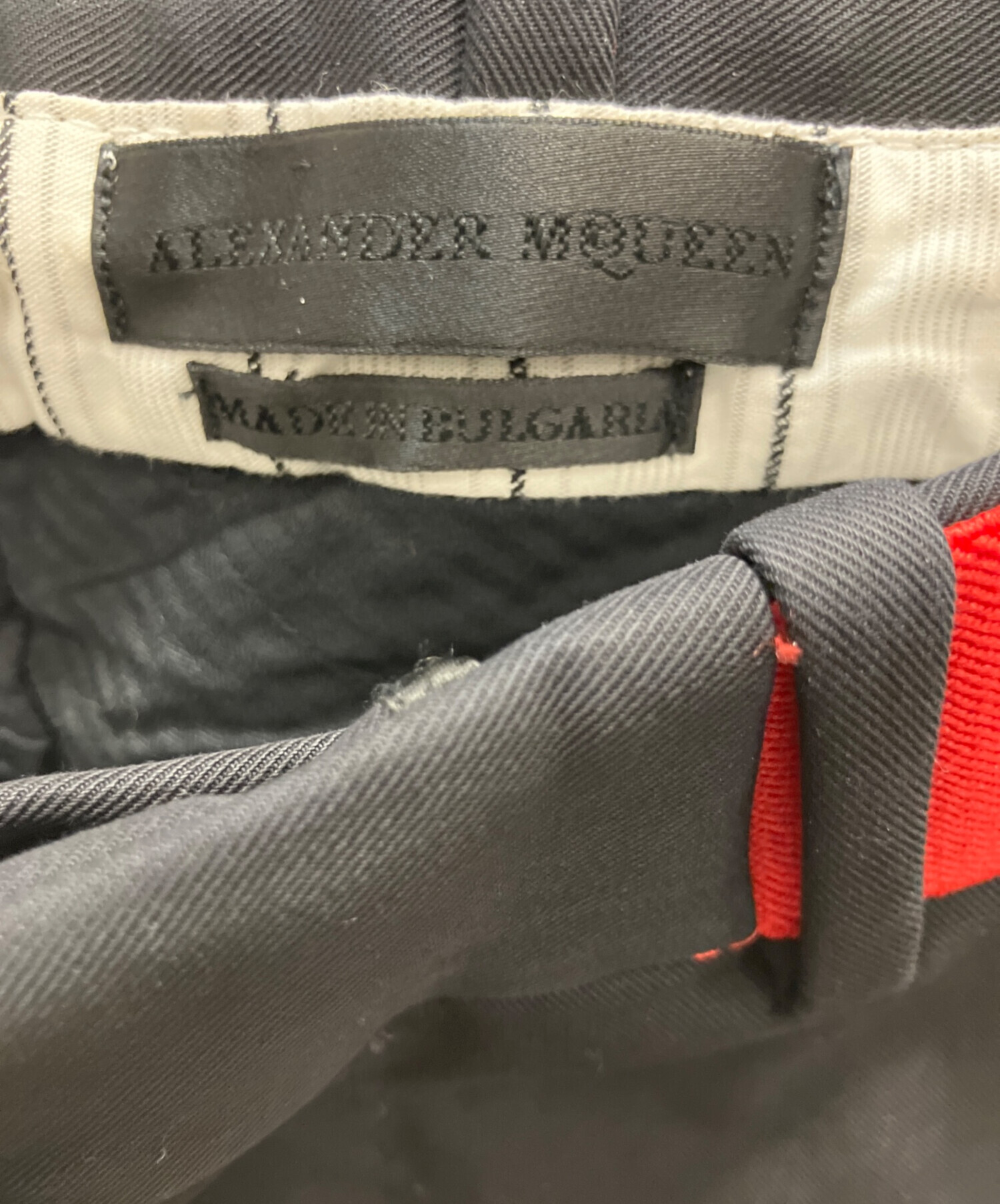 アレキサンダーマックイーン　スラックス　未使用品　タグ付き 中古・古着通販】ALEXANDER McQUEEN (アレキサンダーマックイーン
