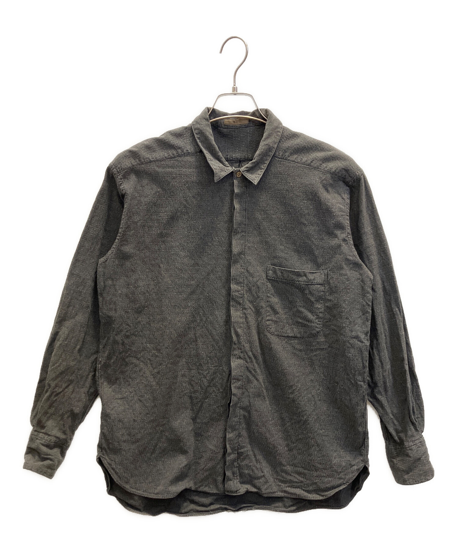 中古・古着通販】Y's for men (ワイズフォーメン) 長袖シャツ グレー