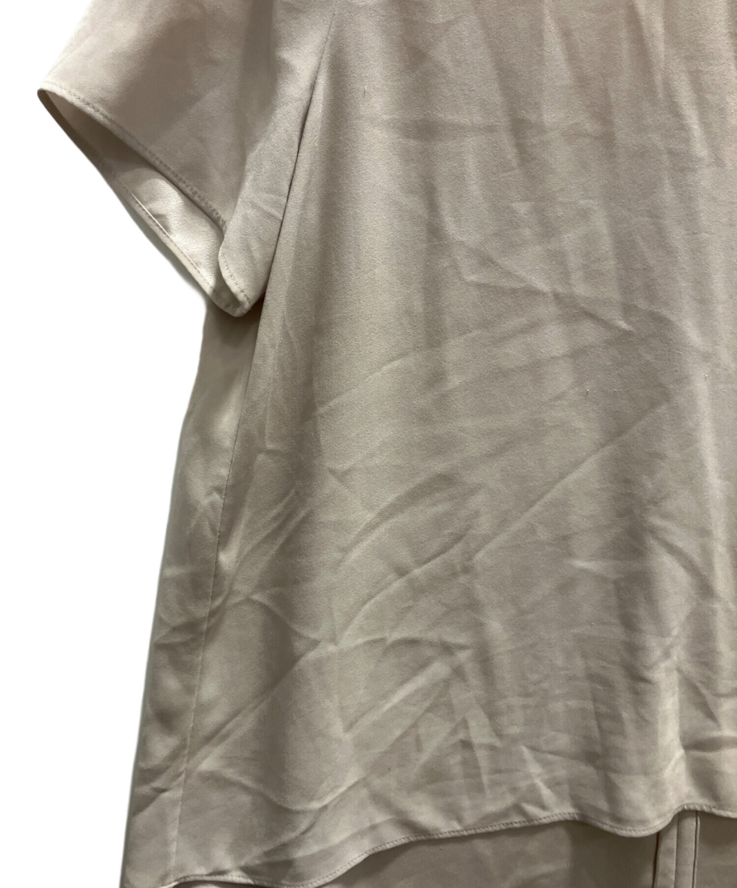 theory luxe セオリーリュクス Tシャツ・カットソー M ベージュ 【古着】【中古】【送料無料】 Theory luxe - theory luxe セオリーリュクス ブラウス M ベージュ