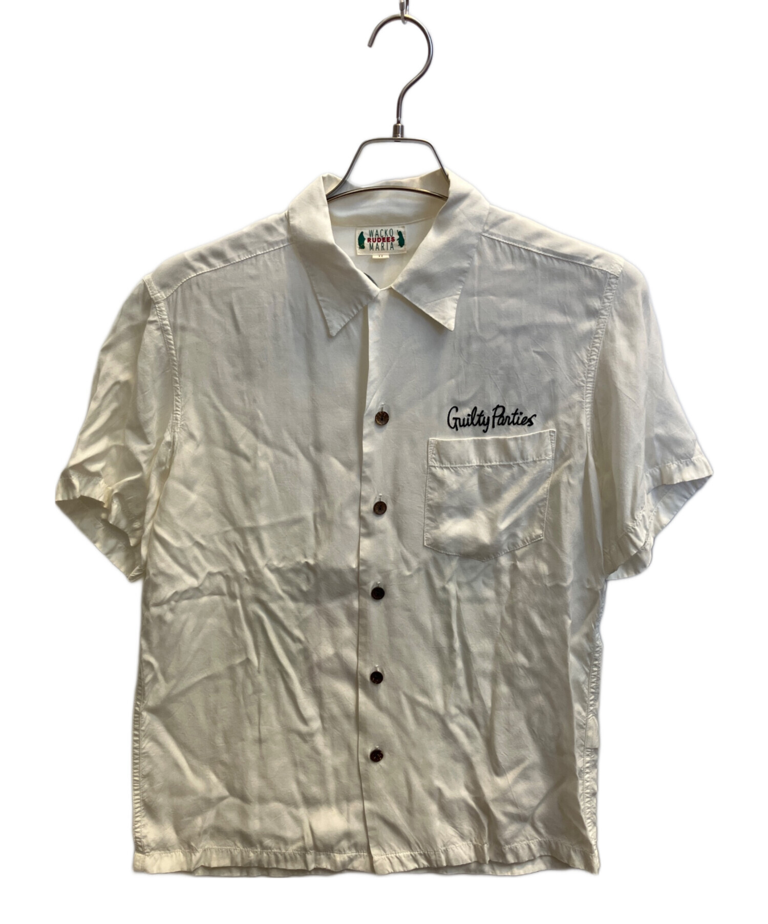 中古・古着通販】WACKO MARIA (ワコマリア) 半袖シャツ ホワイト