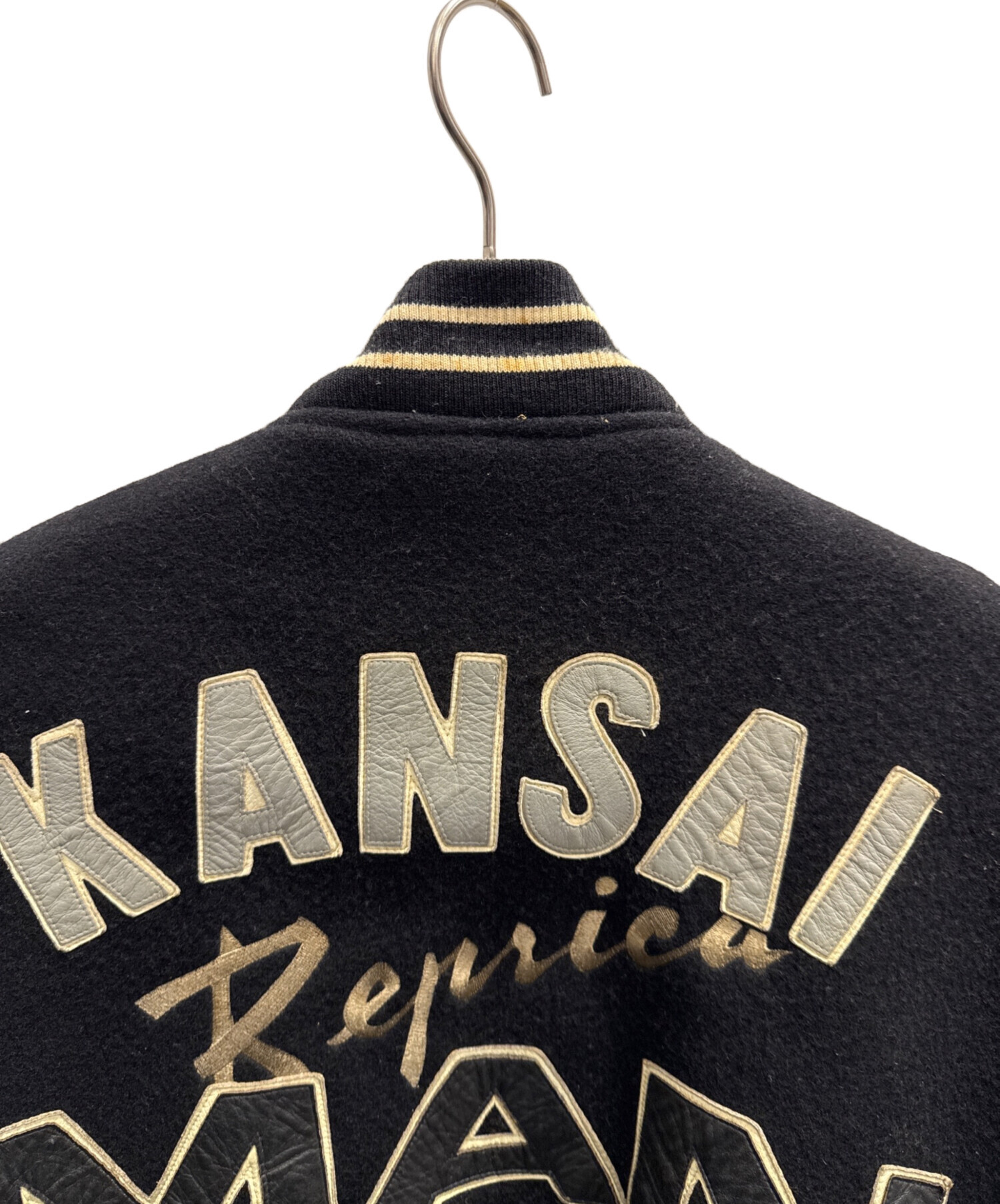 中古・古着通販】KANSAI MAN (カンサイマン) スタジャン ブラック