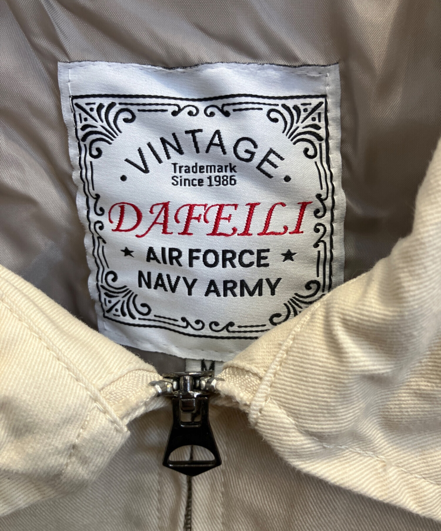 中古・古着通販】DAFEILI (ダフェイリ) ベトナムジャンパー ベージュ