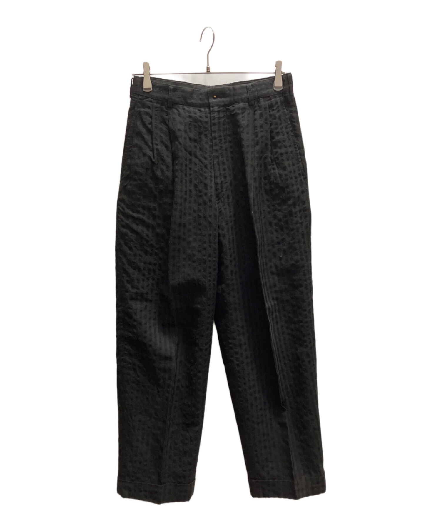 COMME des GARCONS HOMME 麻100% スラックス Lサイズ 中古・古着通販】COMME des GARCONS HOMME (コムデギャルソン オム