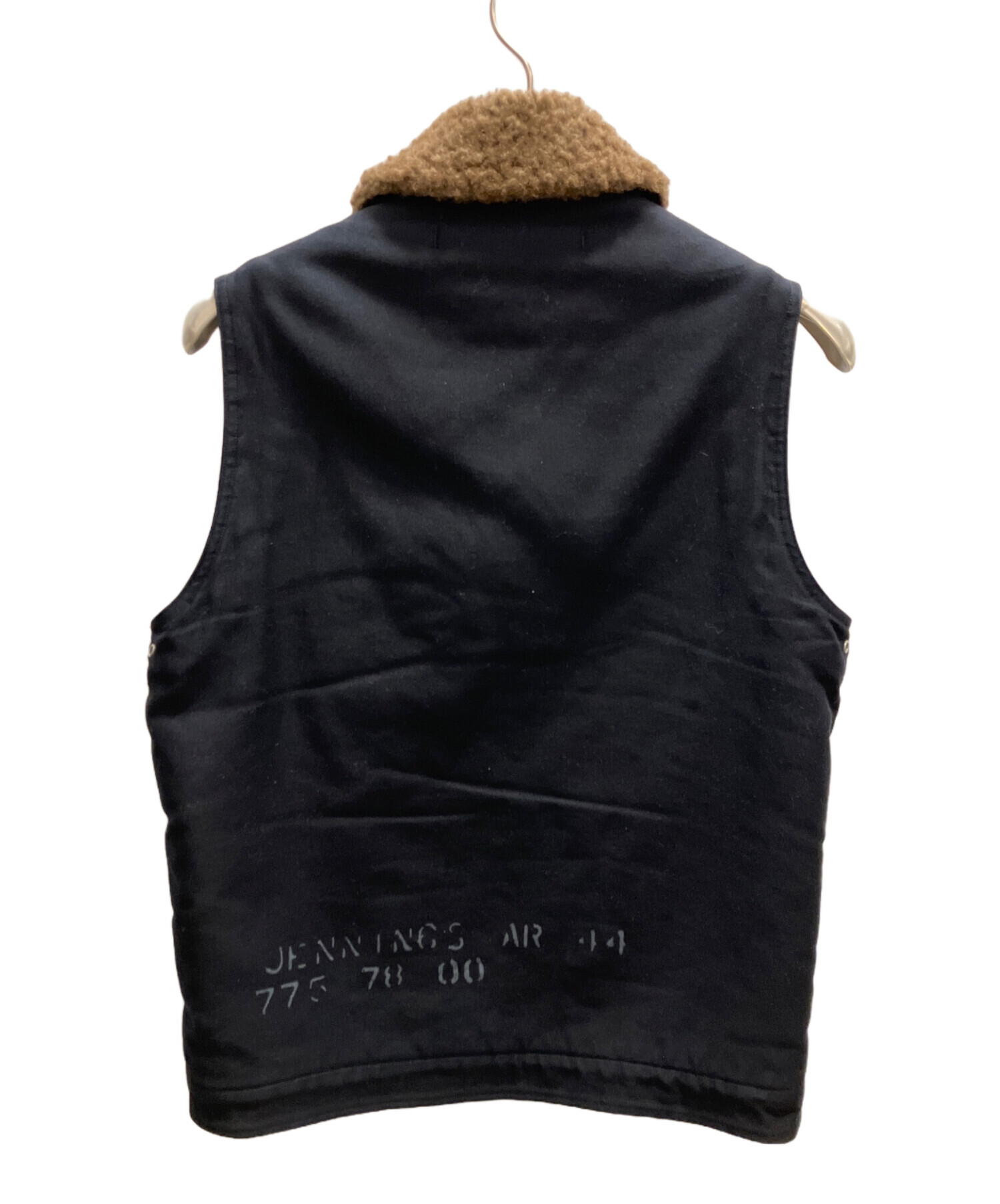フェローズ　ベスト　中古品 中古・古着通販】Pherrow's (フェローズ) ベスト ネイビー×ブラウン