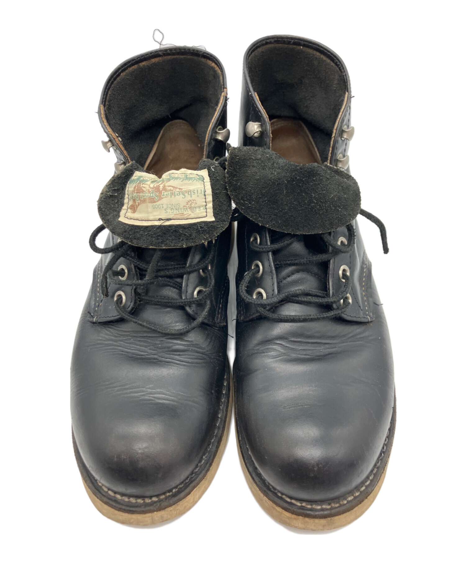 中古・古着通販】RED WING (レッドウィング) ブーツ 犬タグ ブラック