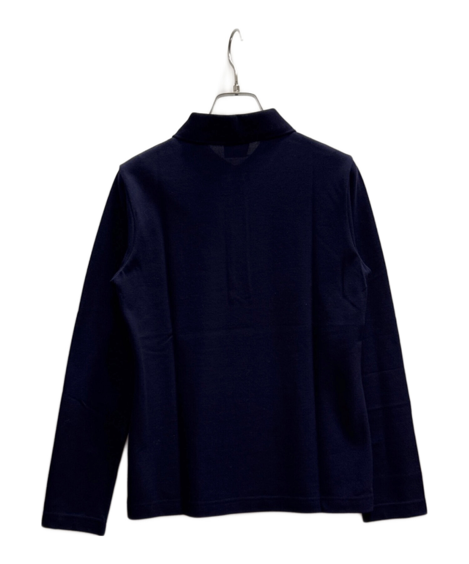 未使用　ビームス別注　ラコステポロシャツ　長袖　日本製　ネイビー　2 中古・古着通販】LACOSTE (ラコステ) ポロシャツ ネイビー サイズ:М 未