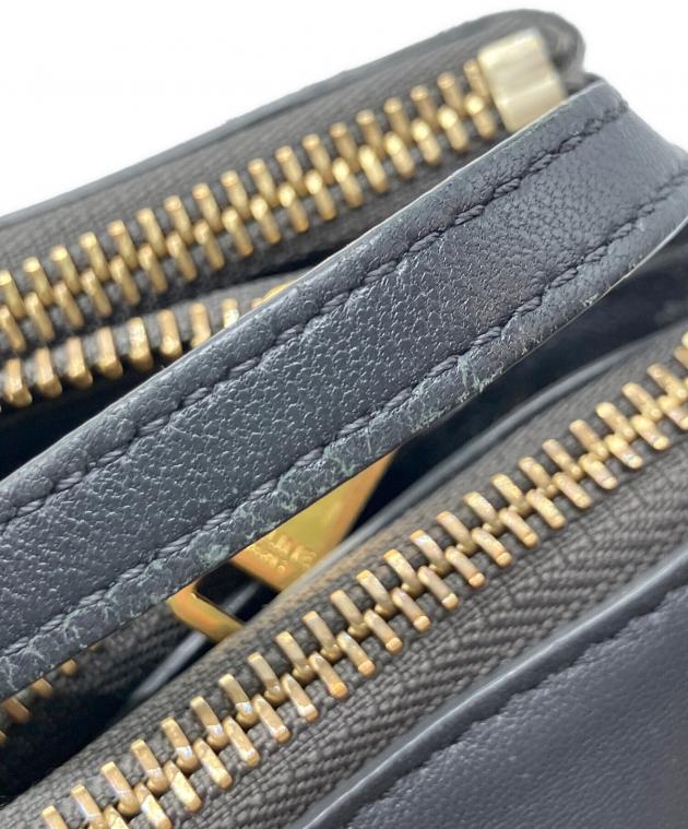 セリーヌ トリオ ラージ ショルダーバッグ グレージュ Bランクce8525cc CELINE（セリーヌ） ショルダーバッグ TRIO FLAP トリオ フラップ