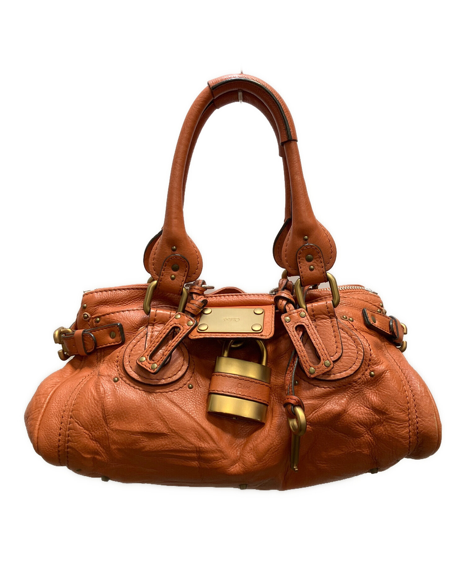 中古・古着通販】Chloe (クロエ) ハンドバッグ パディントン ブラウン 