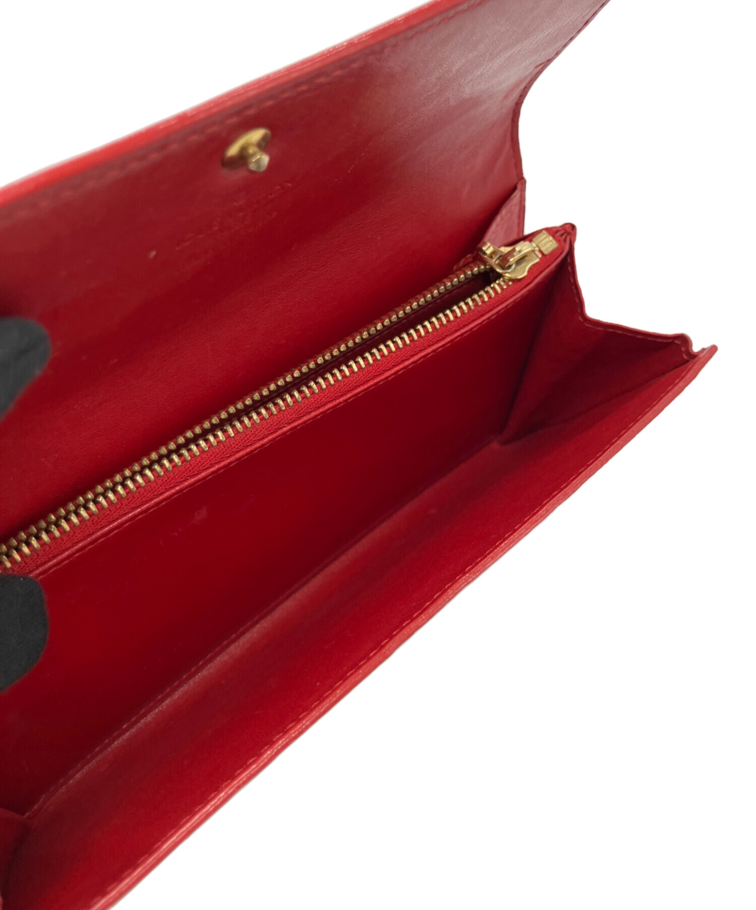LOUISVUITTON ルイヴィトン ポルトフォイユサラ ポムダムール ルイヴィトンポルトフォイユ サラ 14145 ブラウン ブルーオランプ
