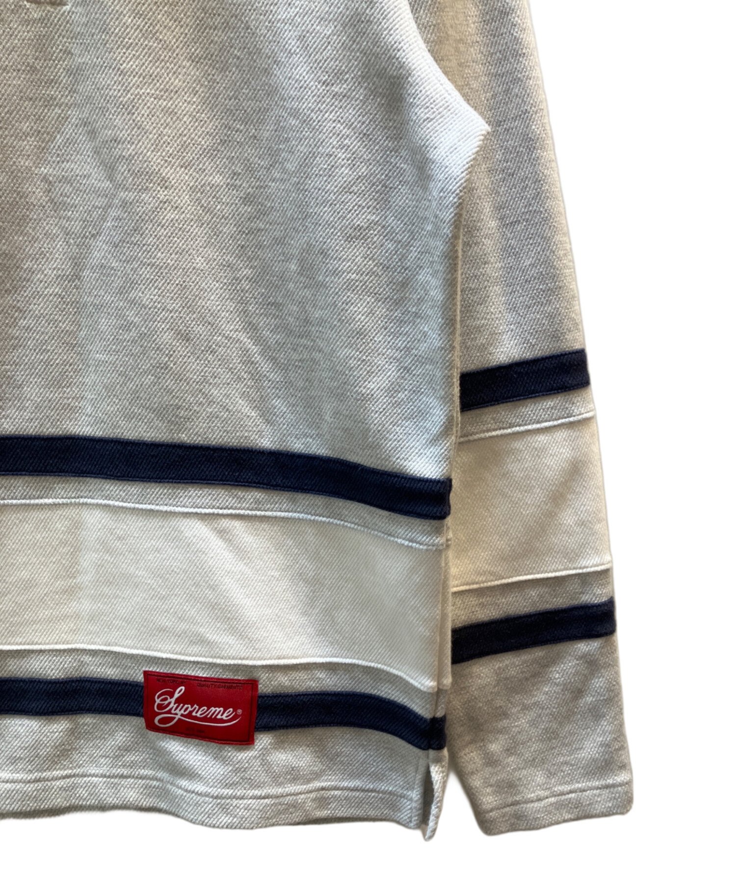 中古・古着通販】SUPREME (シュプリーム) Half Zip Rugby アッシュ