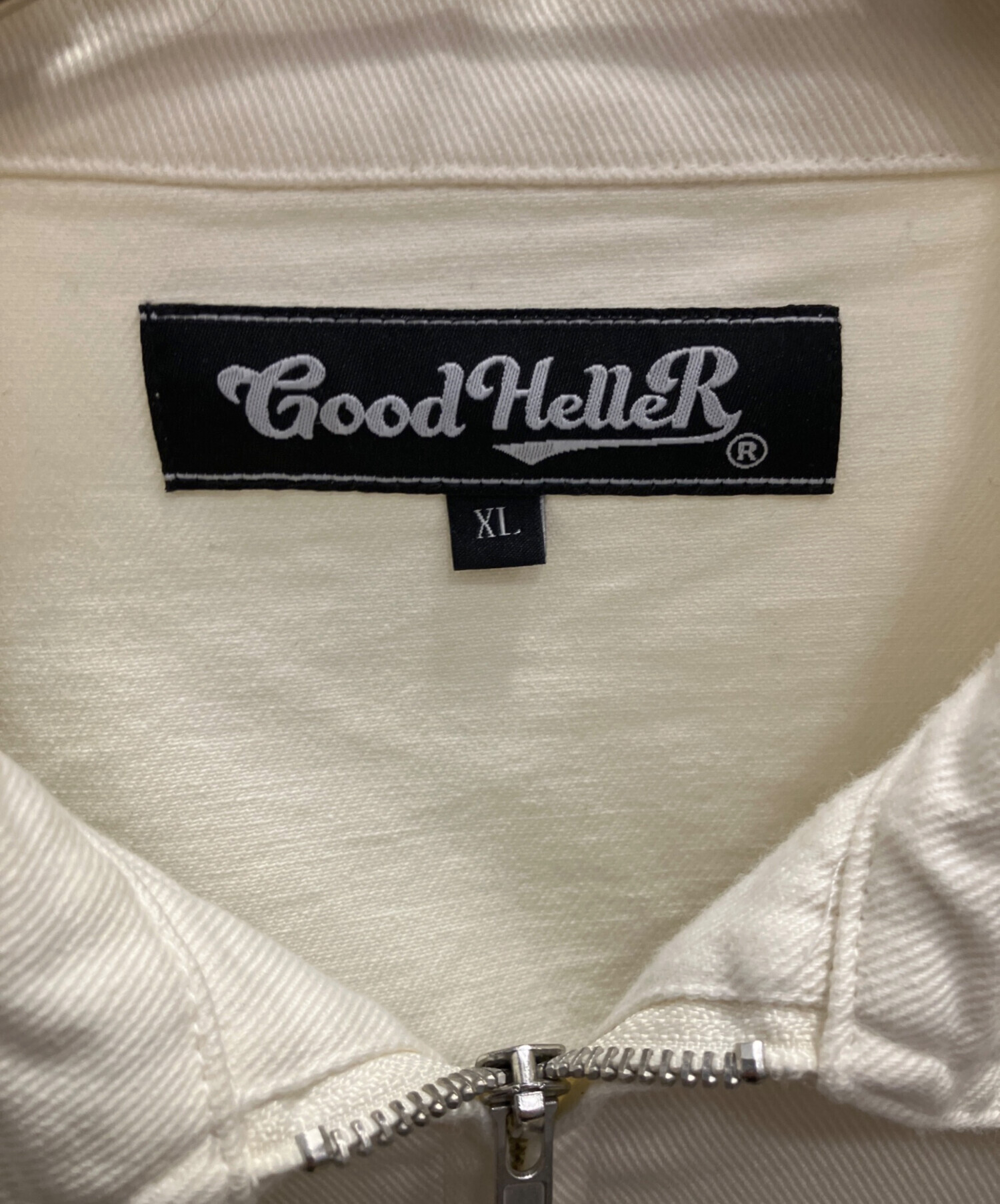 中古・古着通販】good heller (グッドヘラー) スイングトップ ホワイト 