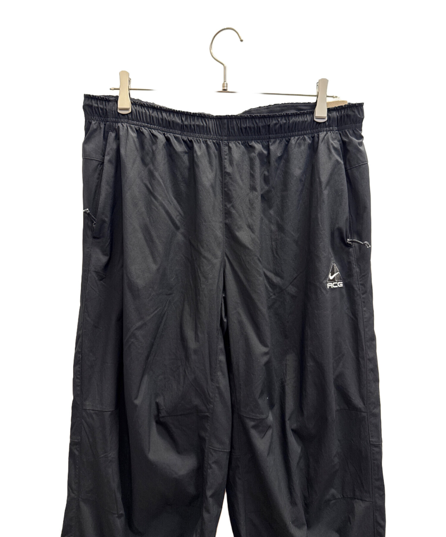 00s NIKE ACG ナイキ　テックパンツ　ナイロンパンツ　ワンポイント　黒 中古・古着通販】NIKE ACG (ナイキエーシージー) IGUANA PANT ブラック