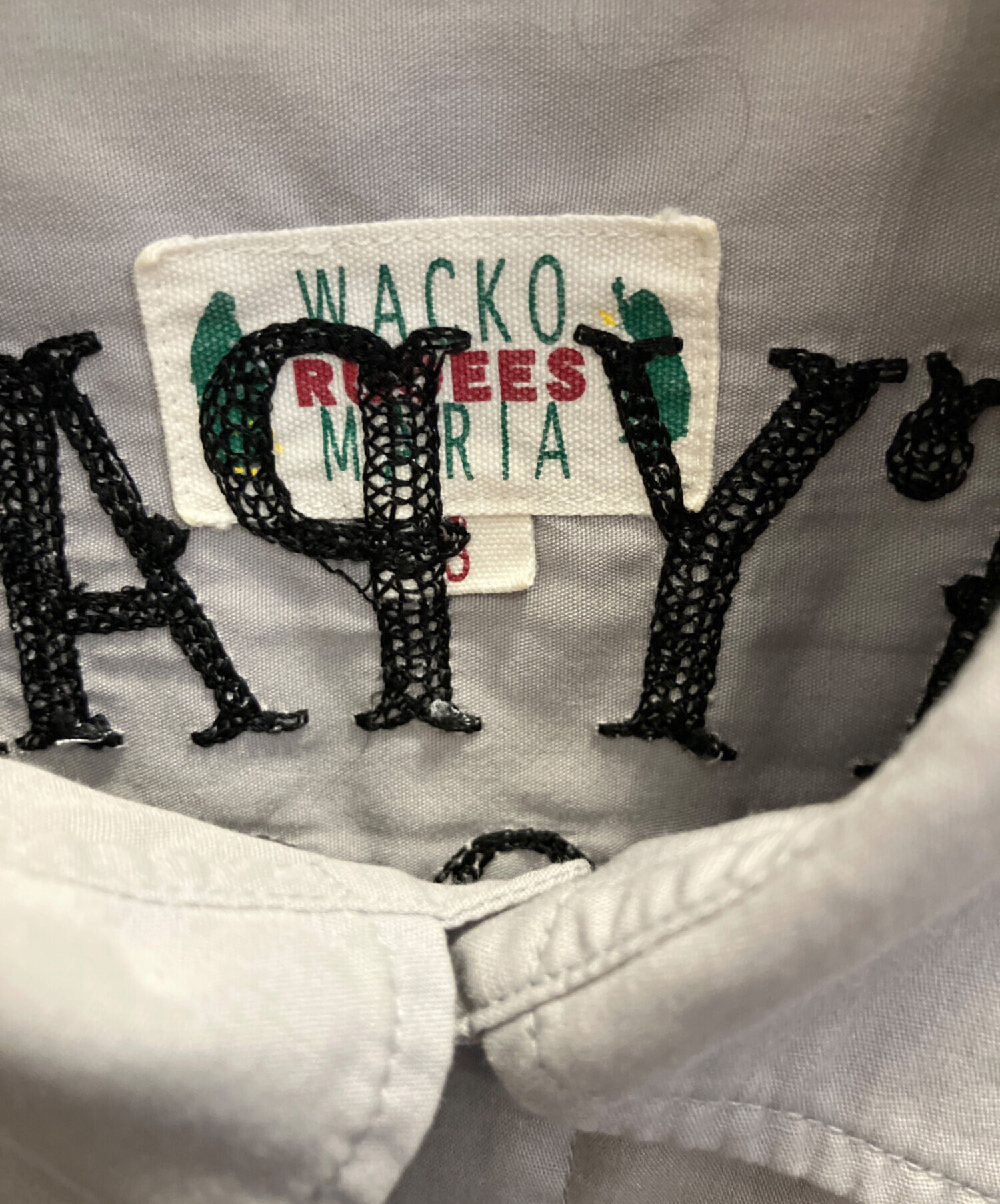 中古・古着通販】WACKO MARIA (ワコマリア) 半袖シャツ スカル刺繍