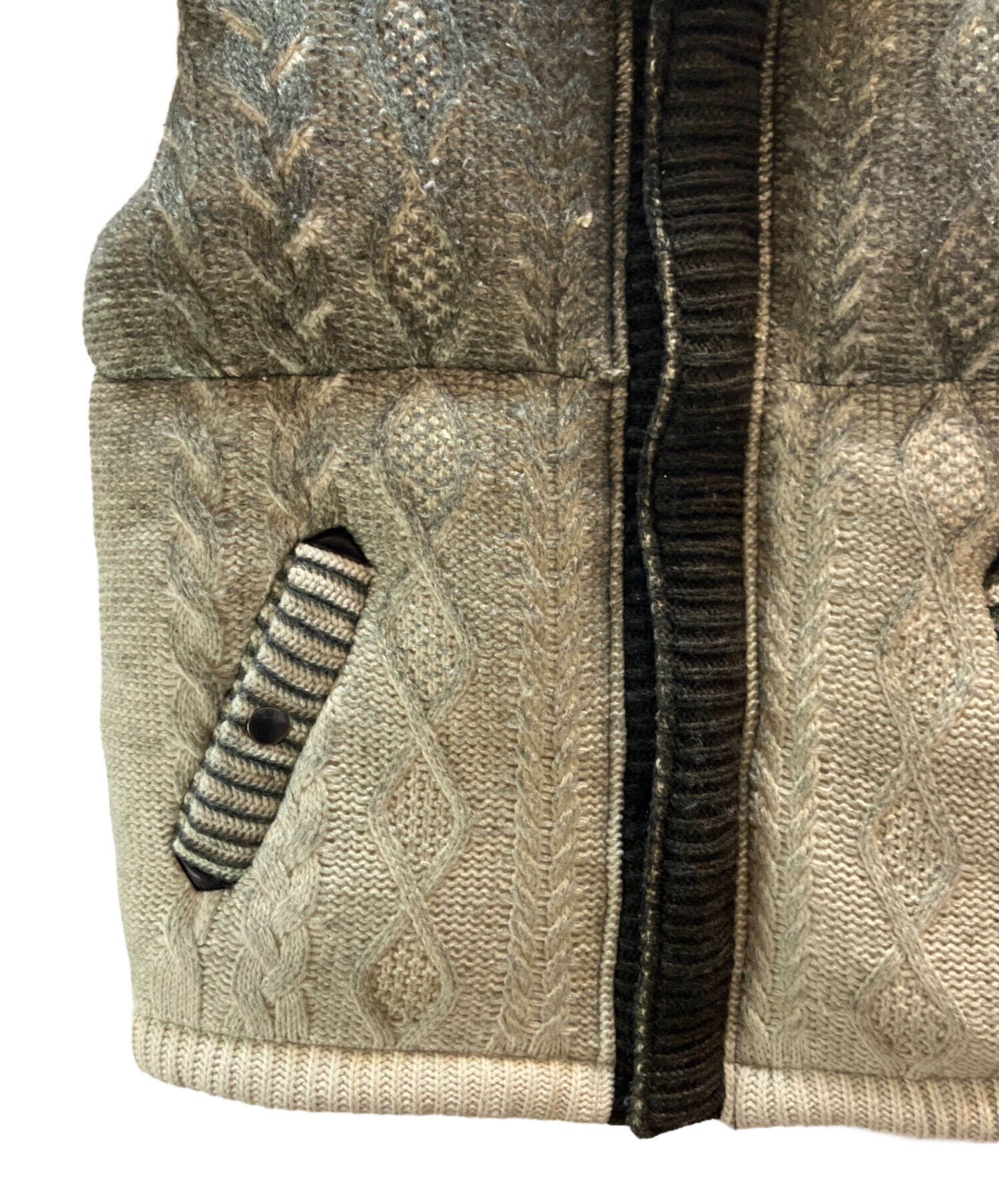 中古・古着通販】DIESEL (ディーゼル) ダウンベスト グリーン サイズ