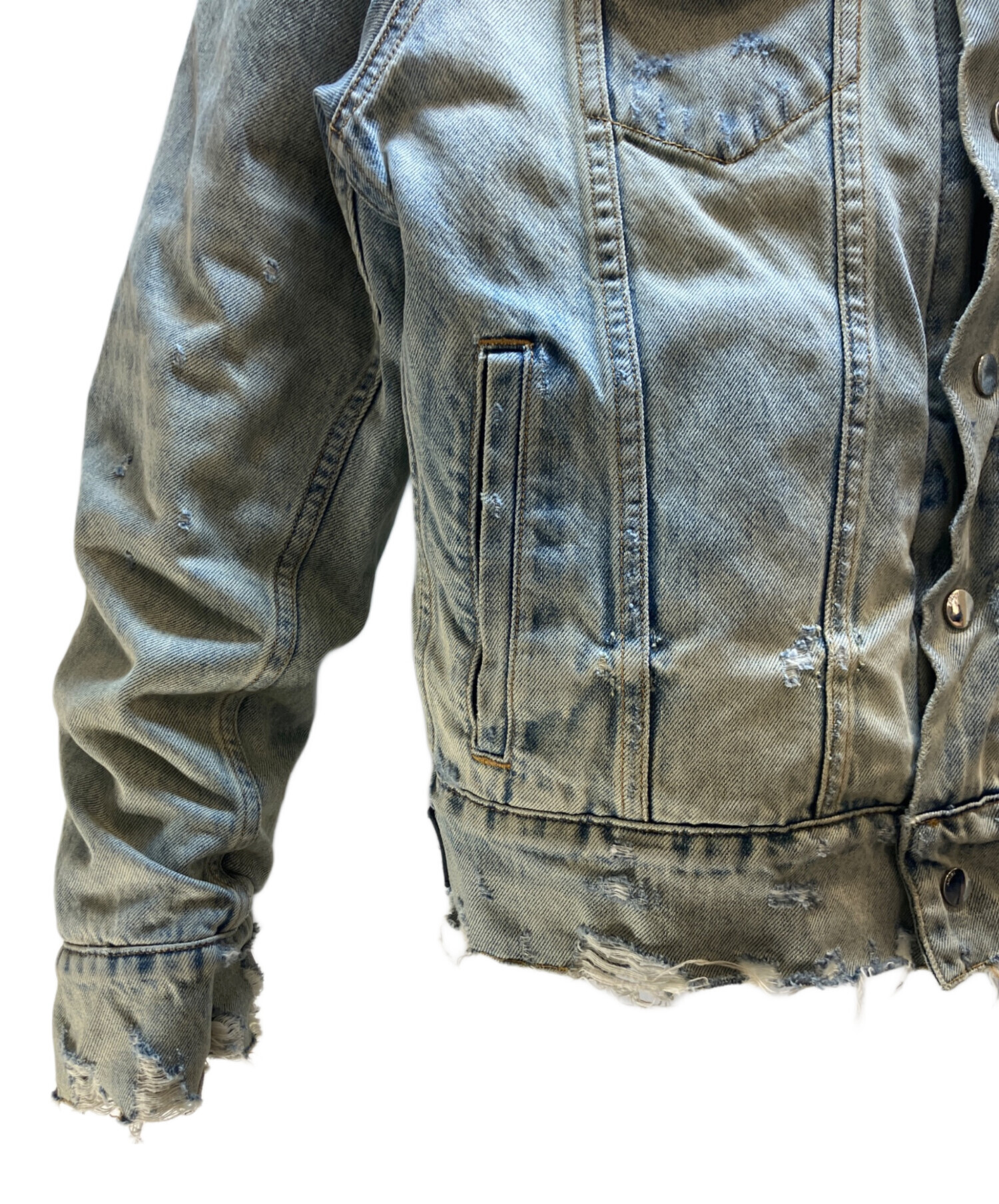 中古・古着通販】AMIRI (アミリ) REVERSIBLE TRUCKER BOMBER ブルー 