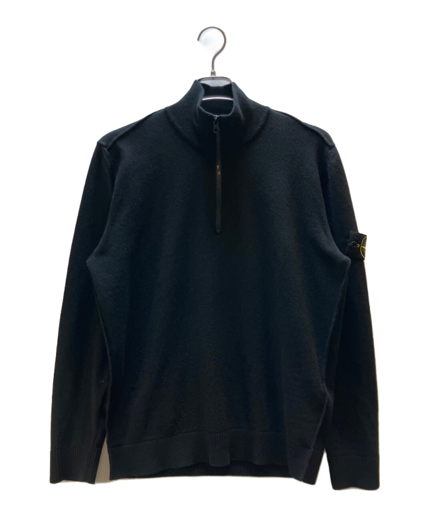 【中古】Stone  ハーフジップ セーター 中古・古着通販】STONE ISLAND (ストーンアイランド) ウールハーフ