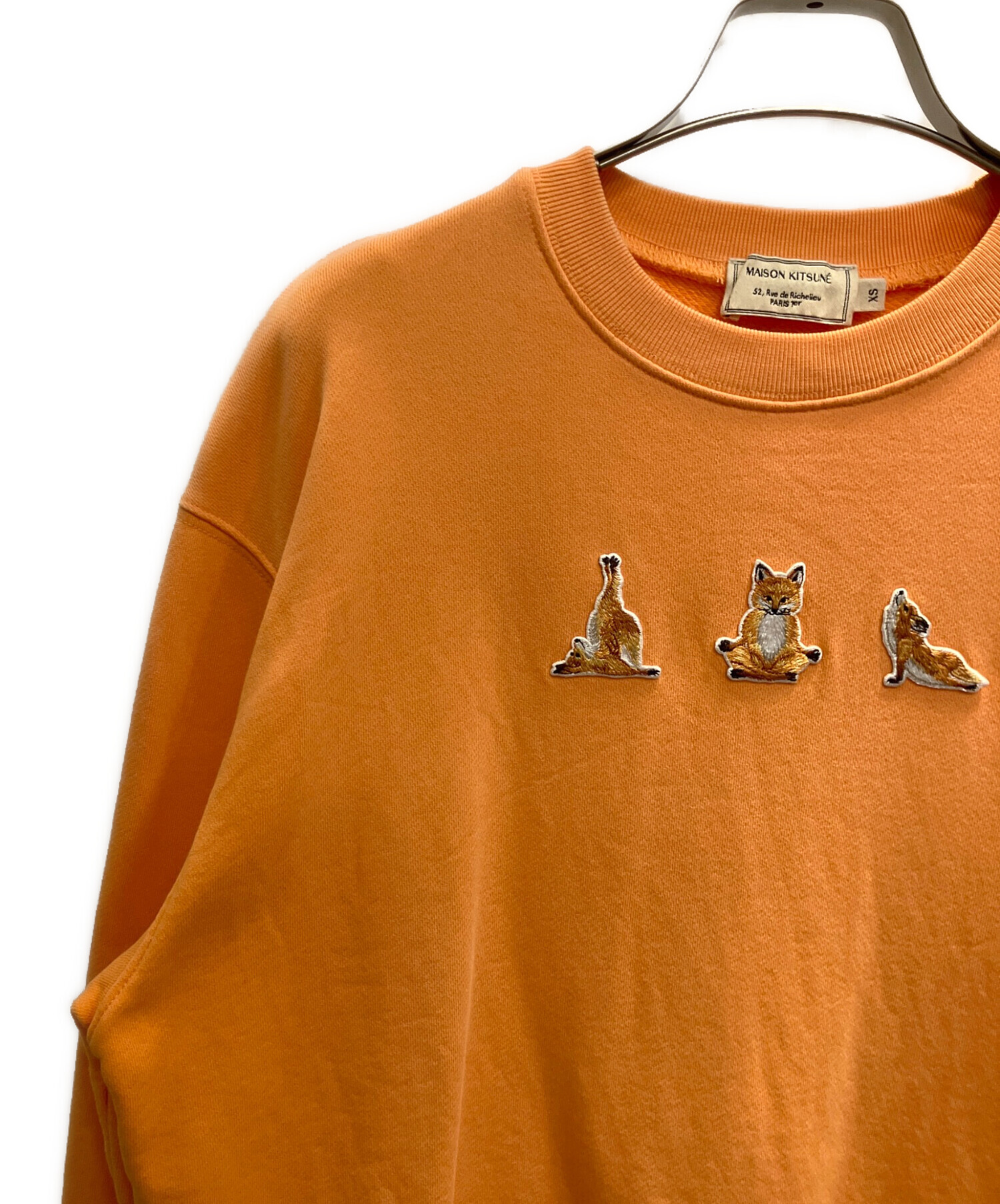 メゾンキツネ スウェット  【Bランク】【中古】 中古・古着通販】maison kitsune (メゾンキツネ) スウェット グレー