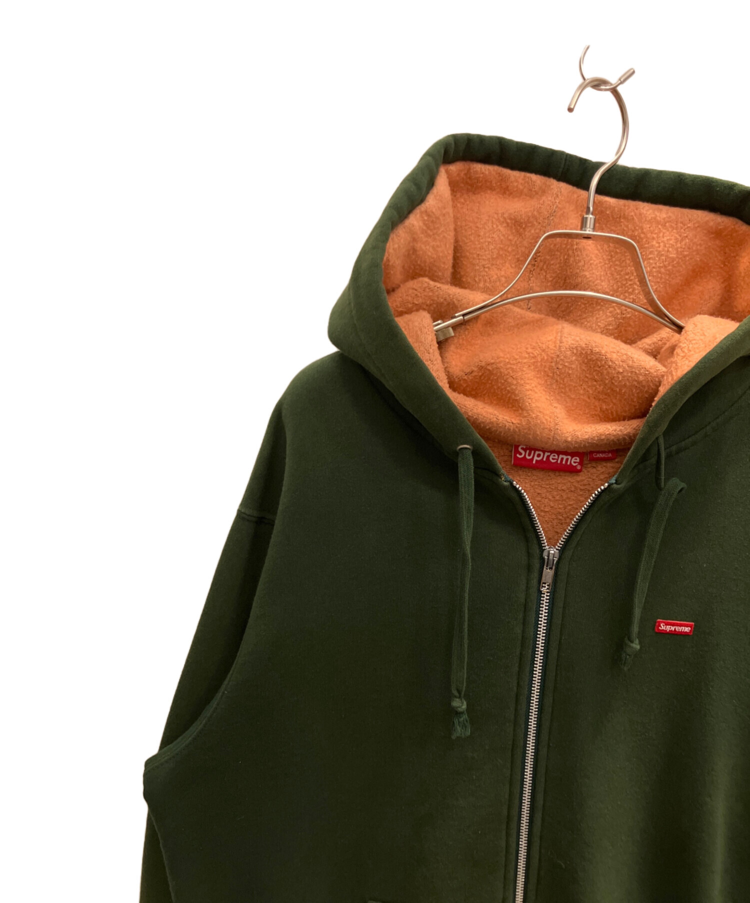中古・古着通販】SUPREME (シュプリーム) ジップパーカー グリーン