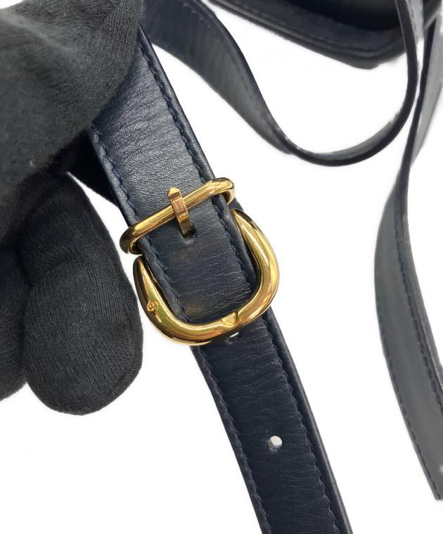 中古・古着通販】GUCCI (グッチ) OLD GUCCIショルダーバッグ ブルー