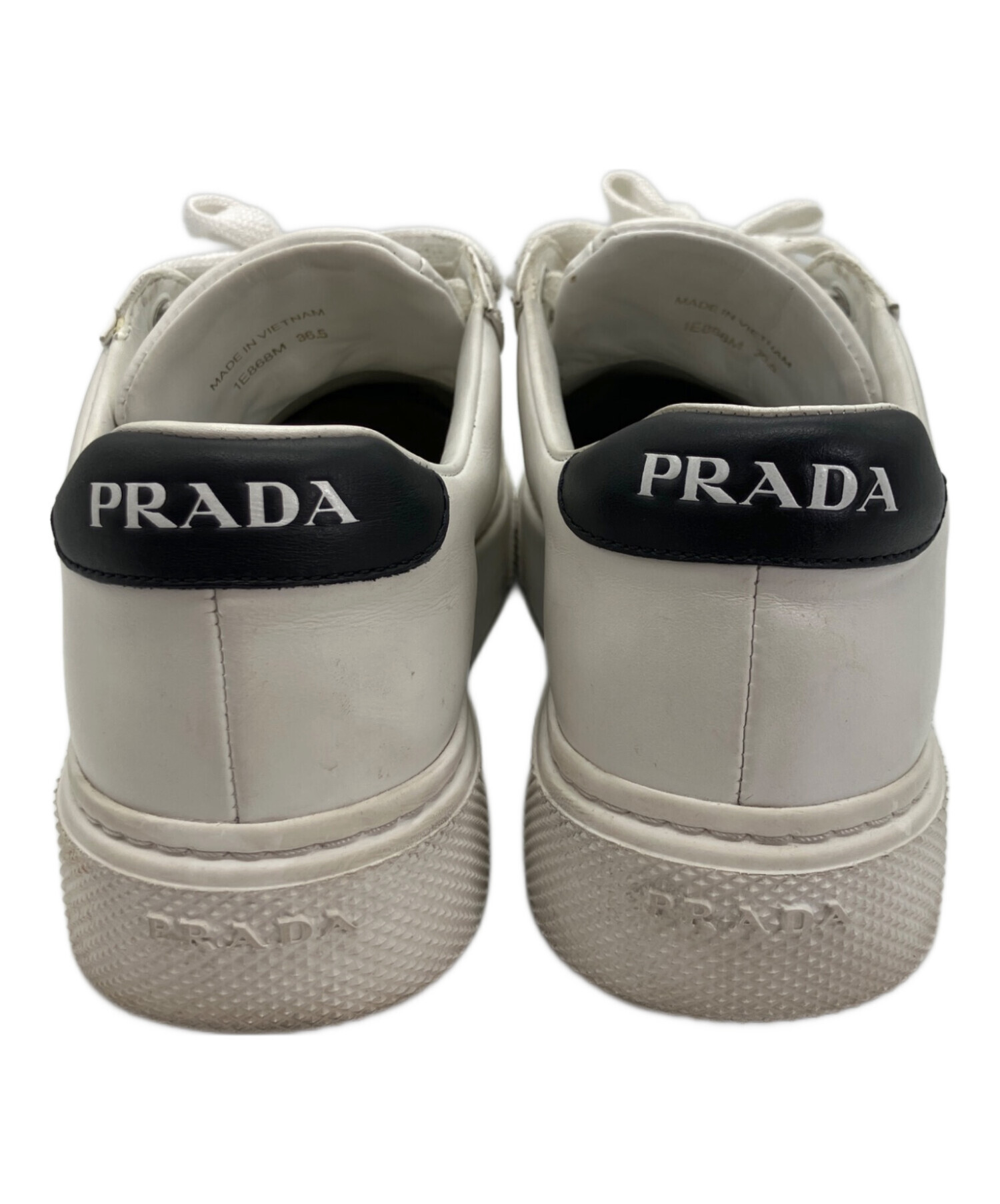 中古・古着通販】PRADA (プラダ) ローカットスニーカー ホワイト 