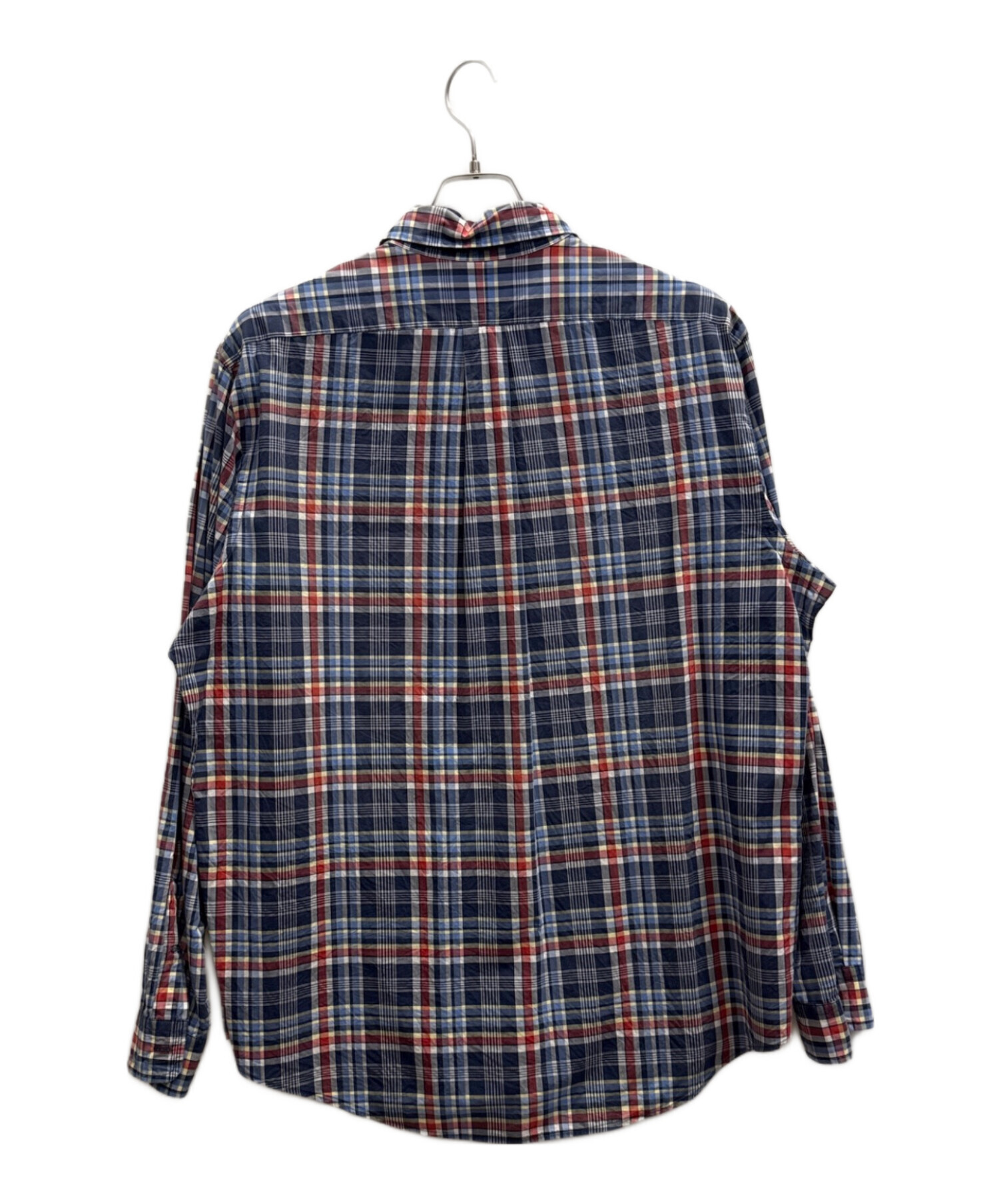 RRL ブラックブルーチェック 長袖シャツ 中古・古着通販】RALPH LAUREN (ラルフローレン) 長袖チェックシャツ