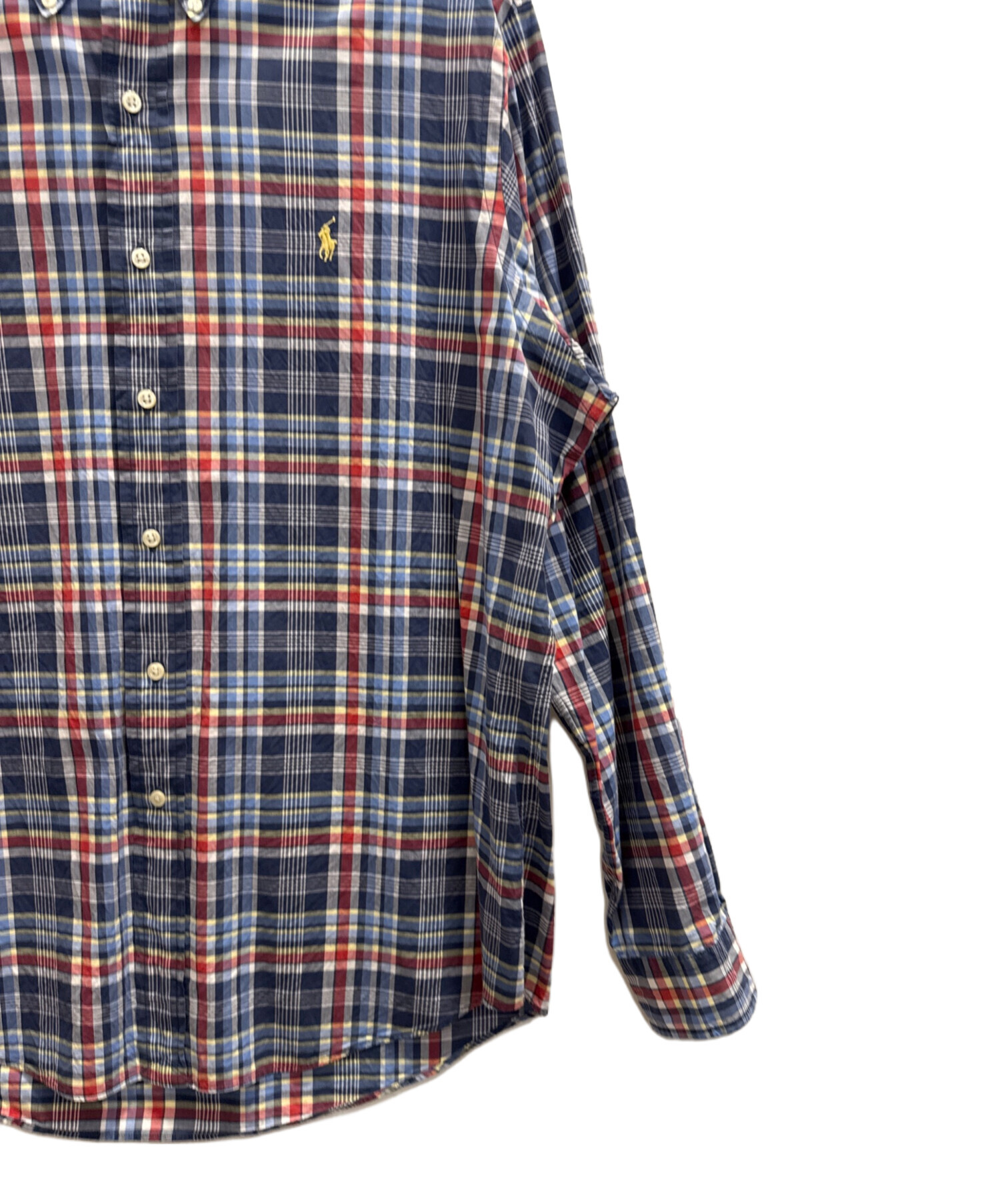 中古・古着通販】RALPH LAUREN (ラルフローレン) 長袖チェックシャツ
