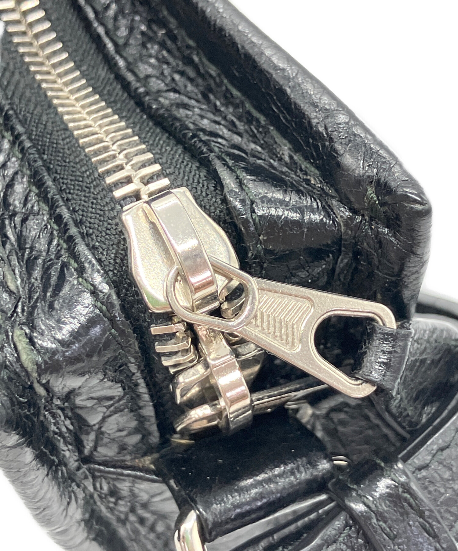 美品 BALEMCIAGA バレンシアガ ファーショルダーバッグ 452460 ブラック レディース 古着 中古 USED BALENCIAGA（バレンシアガ） 美品 BALEMCIAGA ファーショルダーバッグ