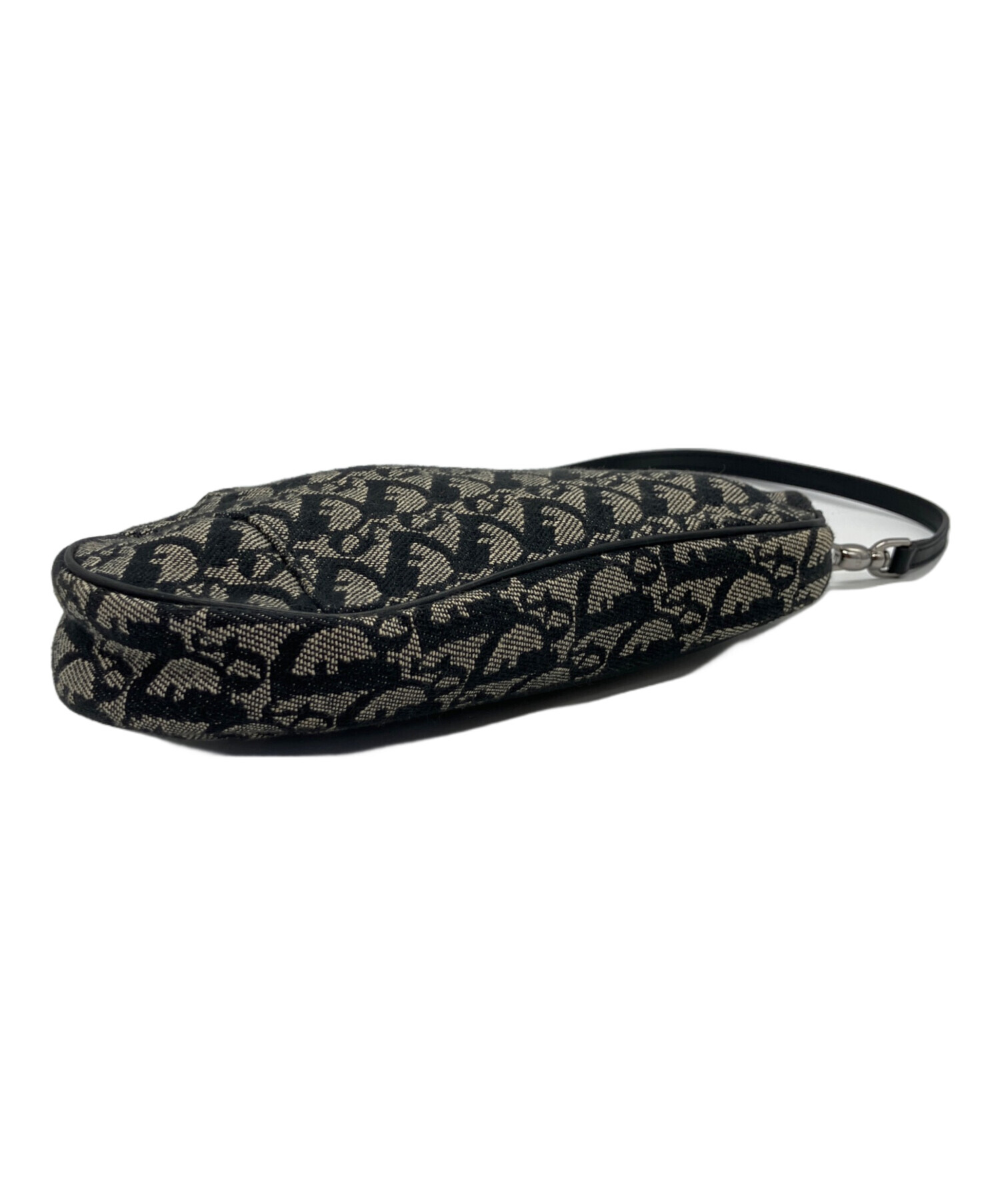 【中古】ディオール  Dior  キャンパス  トロッター  サドルバッグ  ブラック/MA2312014 ディオール Dior キャンパス トロッター サドルバッグ ブラック