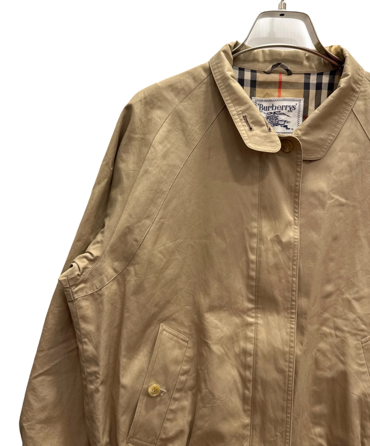中古・古着通販】BURBERRY (バーバリー) スイングトップ ベージュ