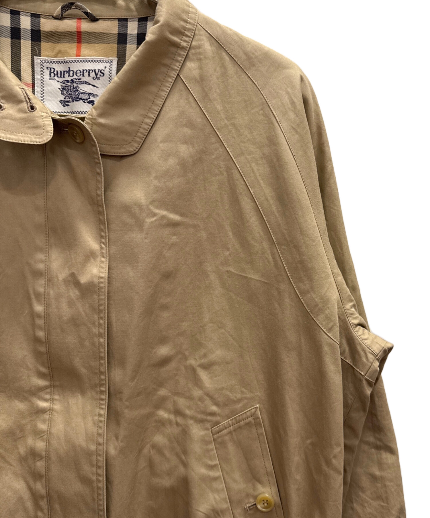 中古・古着通販】BURBERRY (バーバリー) スイングトップ ベージュ