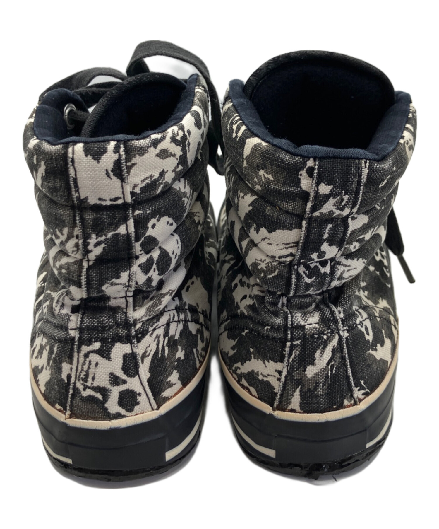 NUMBER(N)INE ナンバーナインスカル柄スニーカー　サイズ7(25.5) 中古・古着通販】NUMBER (N)INE (ナンバーナイン) スカル柄ハイカット