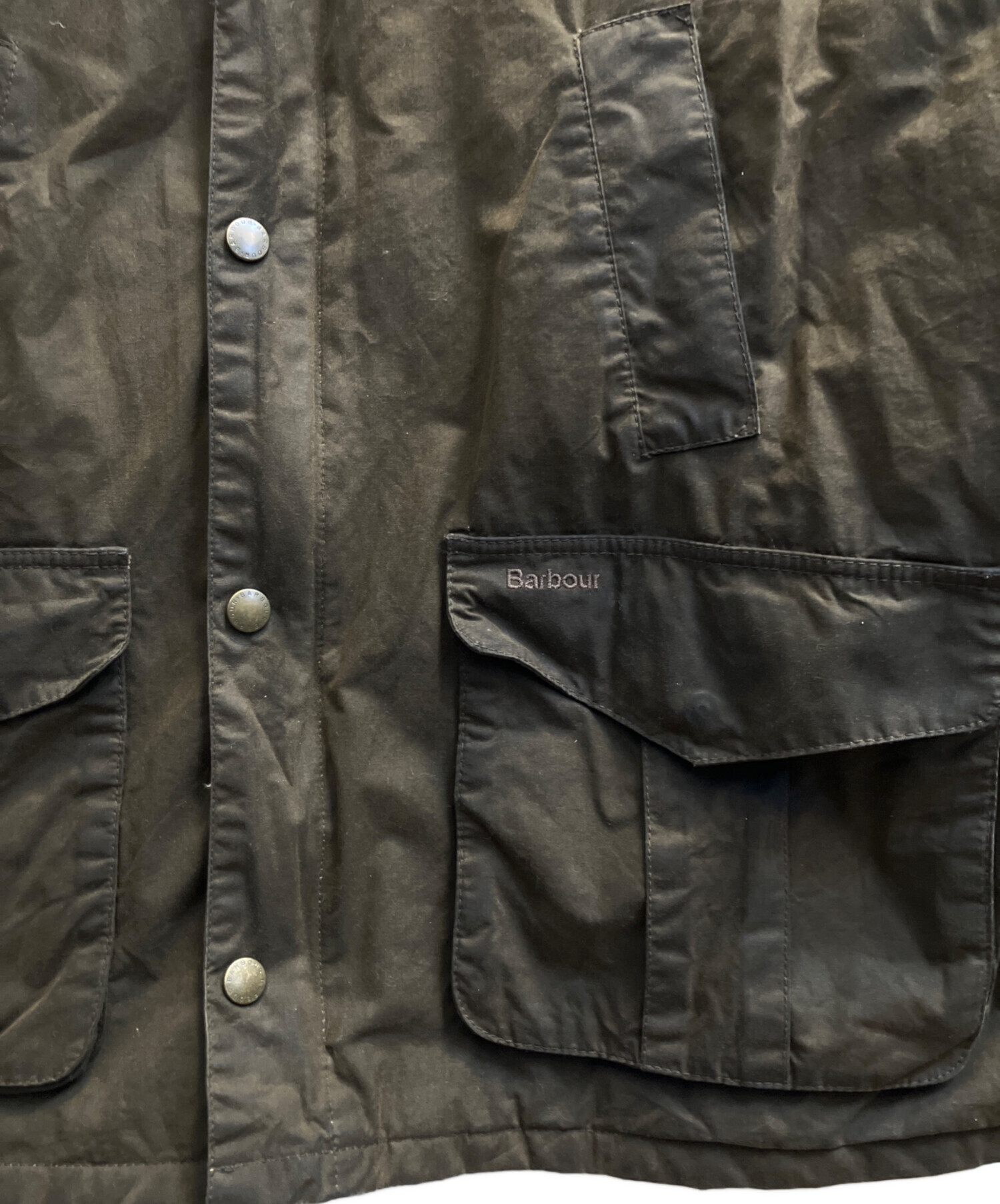 中古・古着通販】Barbour (バブアー) オイルドジャケット グリーン