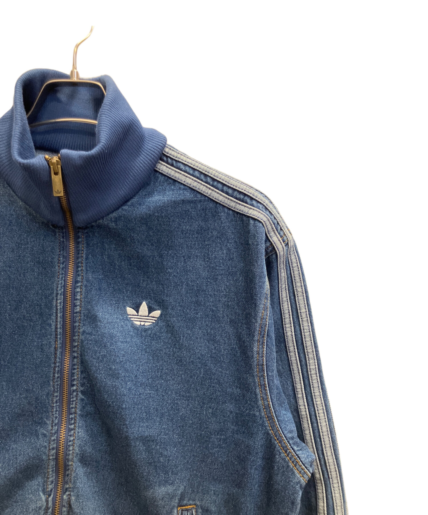 トラックジャケット デニム adidas 希少 ファイヤー デニム アディカラー (アディダス) 中古・古着通販】adidas トップス