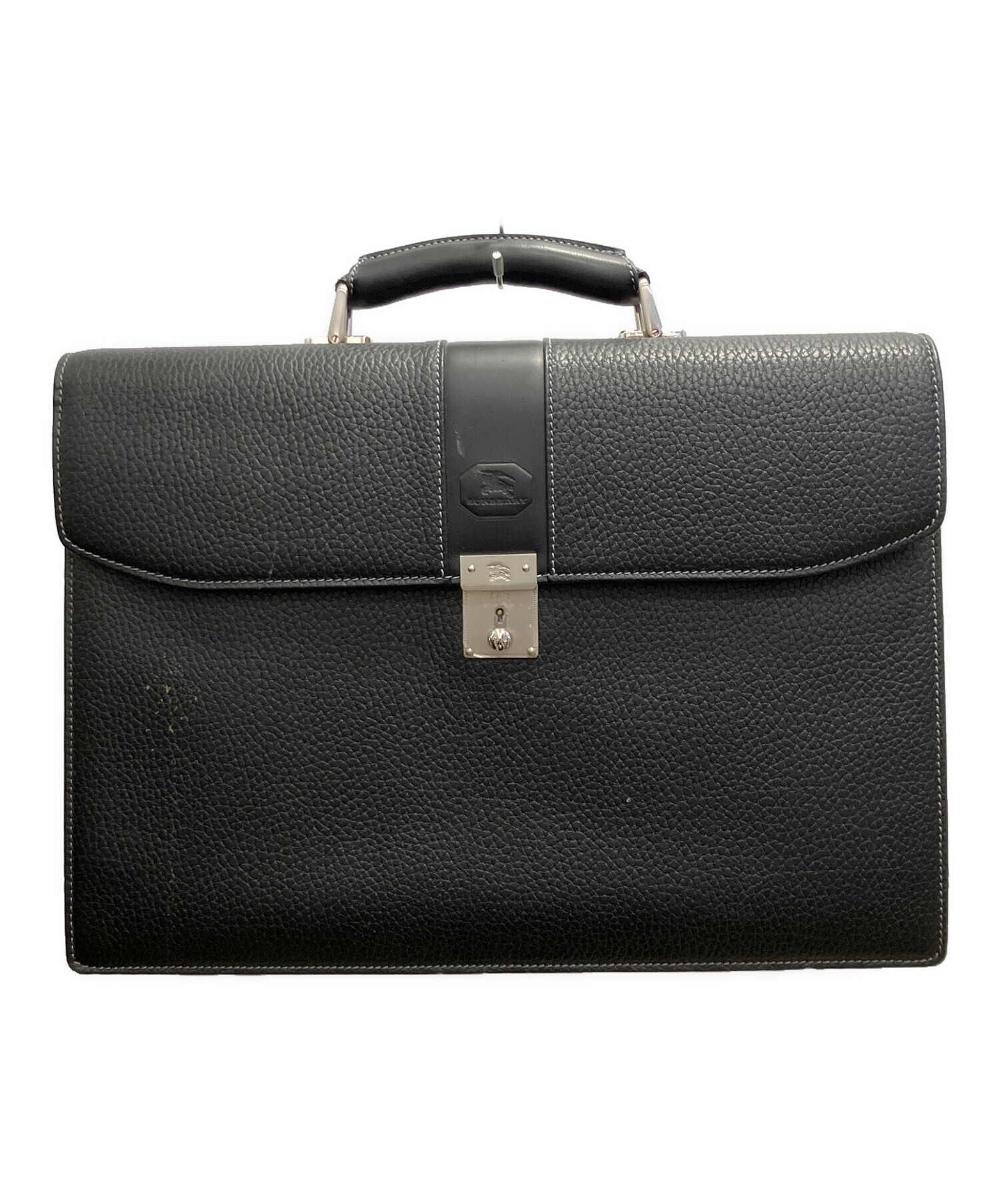 中古・古着通販】BURBERRY (バーバリー) ブリーフケース ブラック