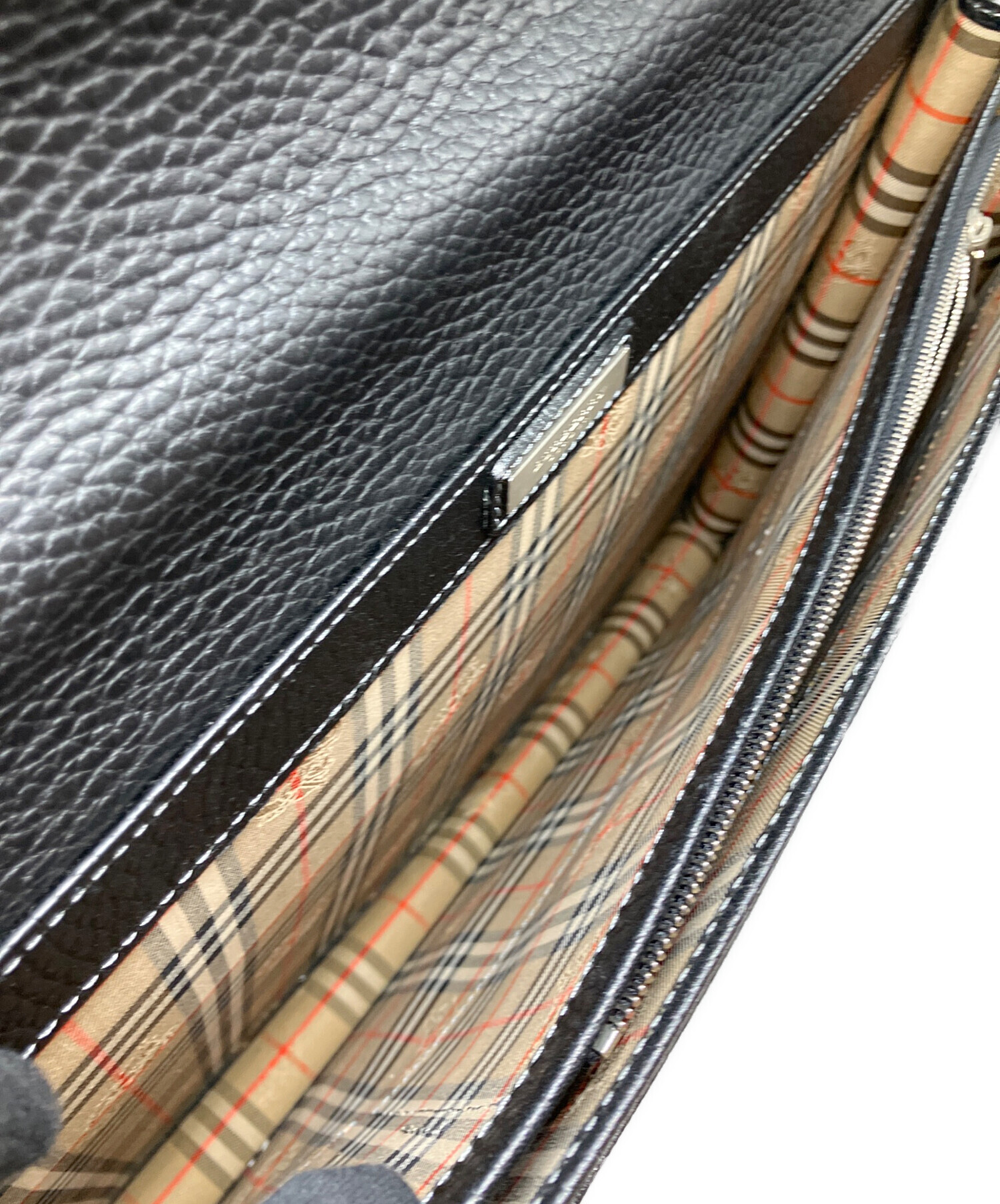 中古・古着通販】BURBERRY (バーバリー) ブリーフケース ブラック
