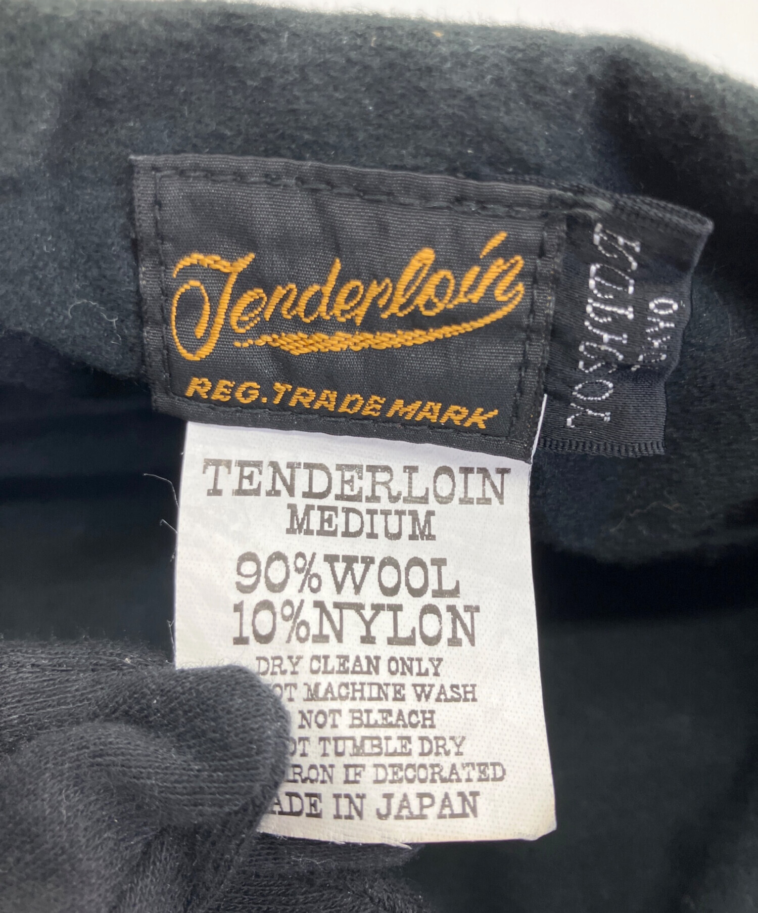 中古・古着通販】TENDERLION (テンダーロイン) キャスケット ブラック